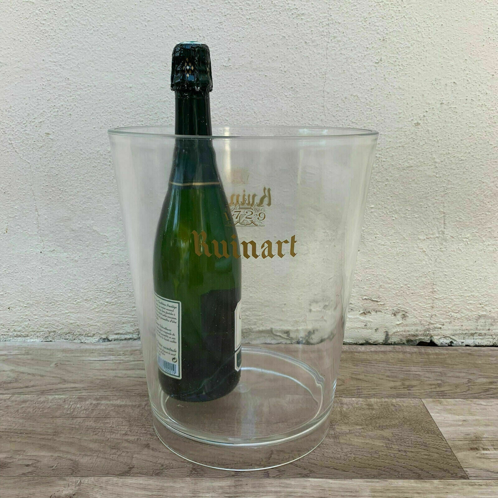 Ruinart Champagne Ice Bucket Acrylic Clear Plastic 0810241 Dom Pérignon