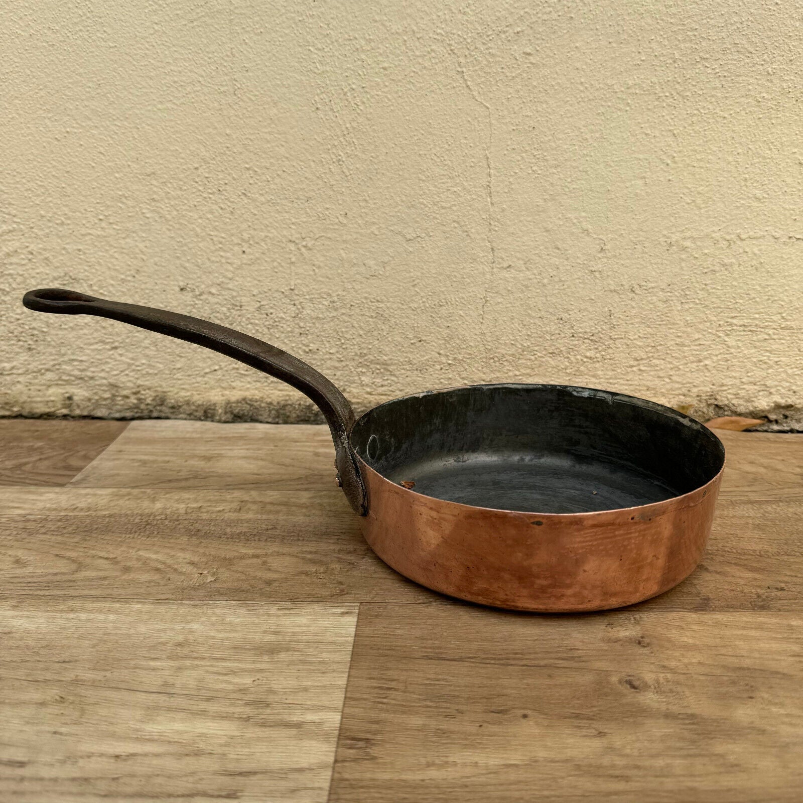 Vintage French Copper saute Pan made in france 2908249 - Fleamarketfrance