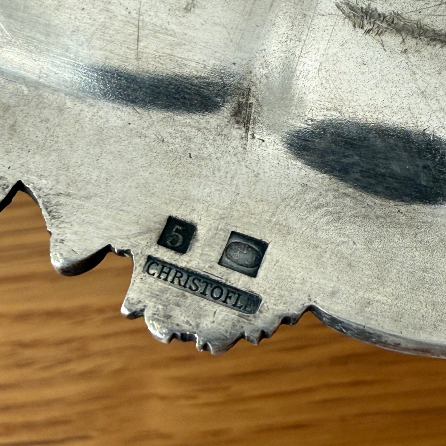 CHRISTOFLE Vintage Christofle Silverplate Wine/Bottle Coaster 02112514