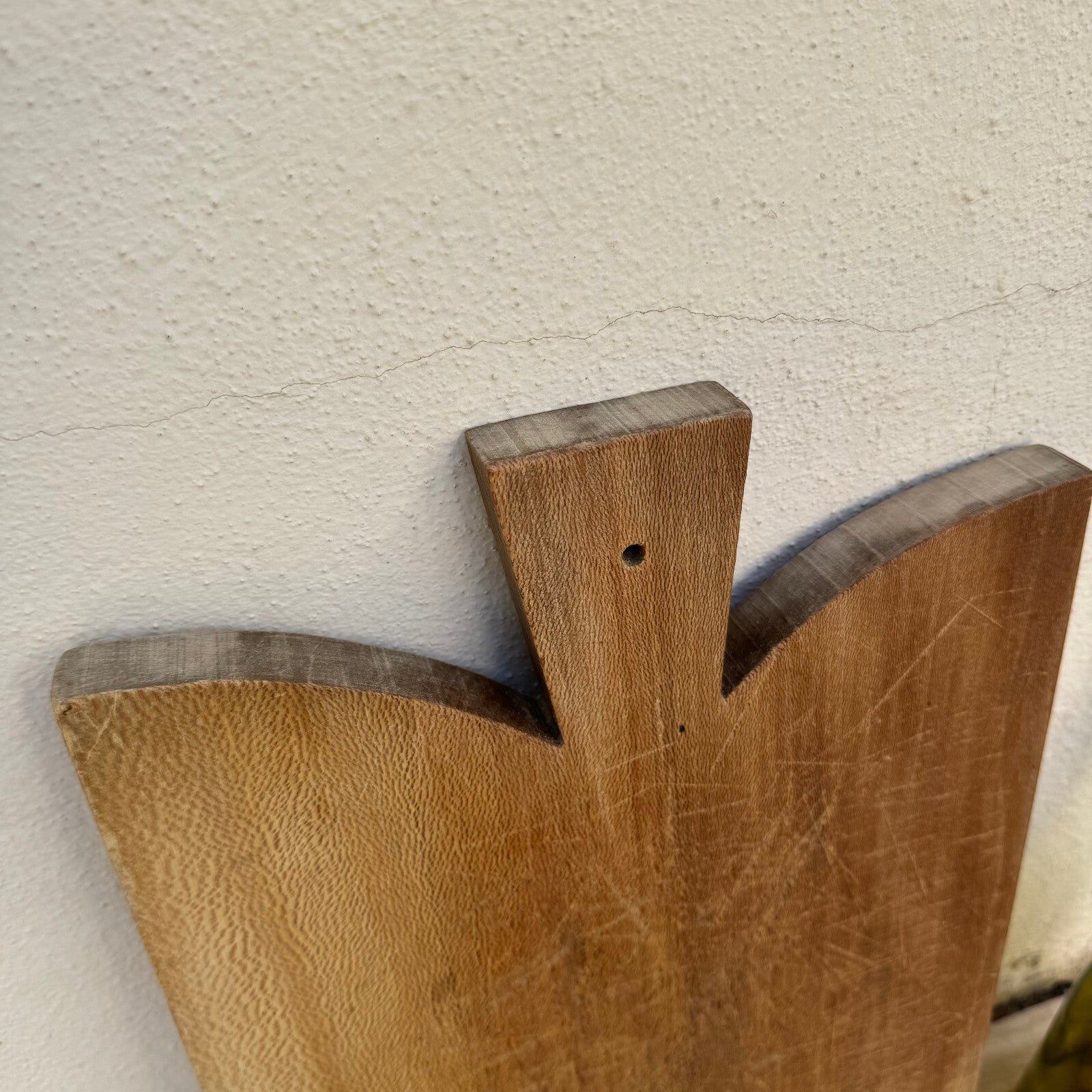 French Vintage Wood Cutting Board Rustic Kitchen Bread Chopping 0309247 Unbranded