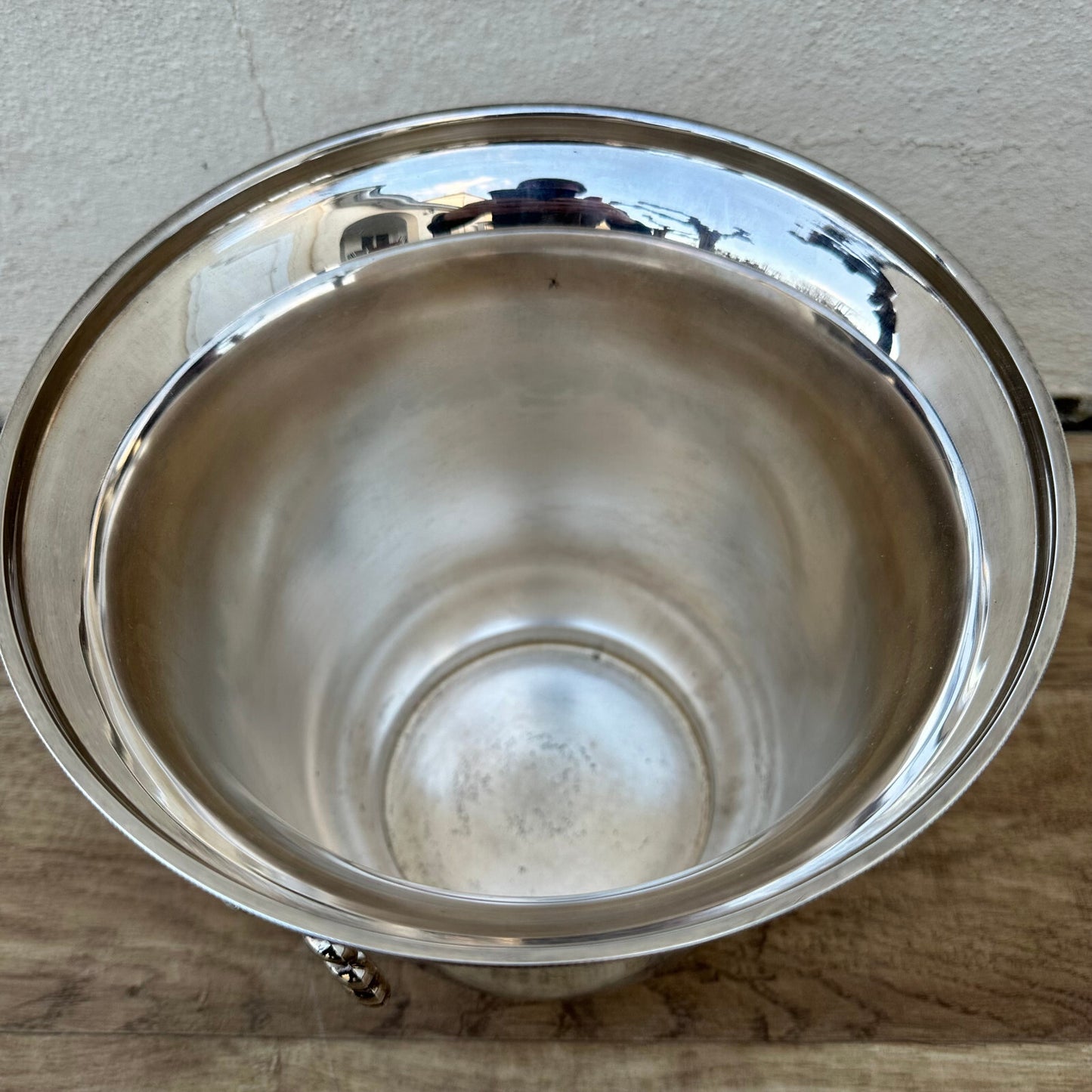 Vintage French Champagne Silverplate Ice Bucket Cooler Veuve clicquot 13082514* Fleamarketfrance