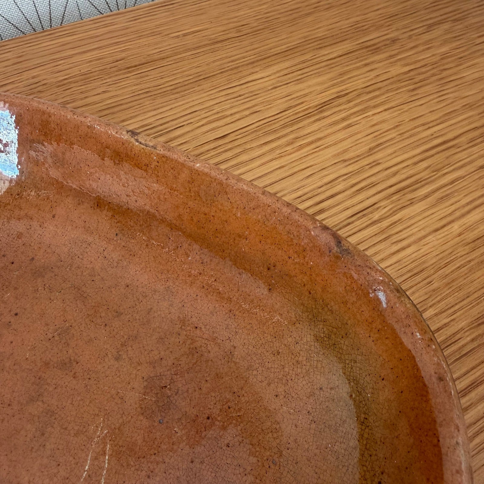 Vallauris Terracotta Gratin Dish French Pottery Bakeware 12.5" 1302264 Fleamarketfrance