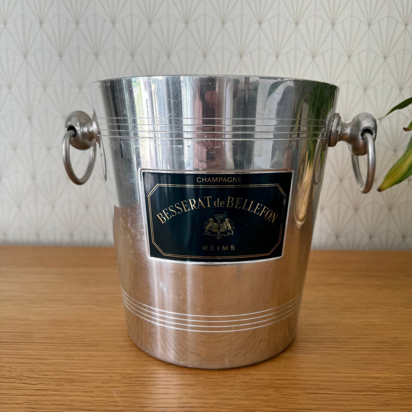 French Champagne Ice Bucket Besserat Bellefon Reims Vintage Cooler 1304249 Besserat de Bellefon