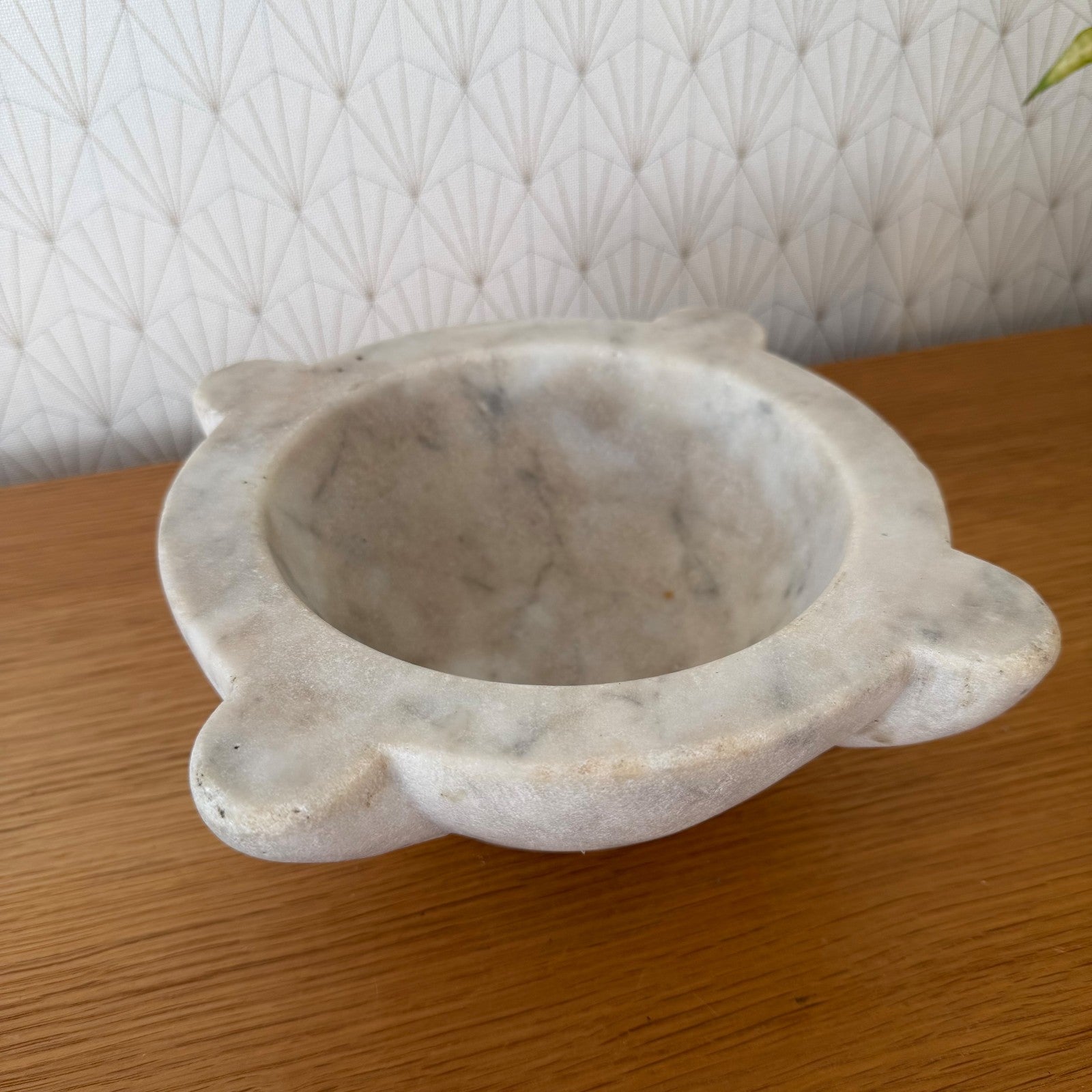 French Marble Mortar And Pestle Set Natural White Stone Kitchen 10062618 Does not apply