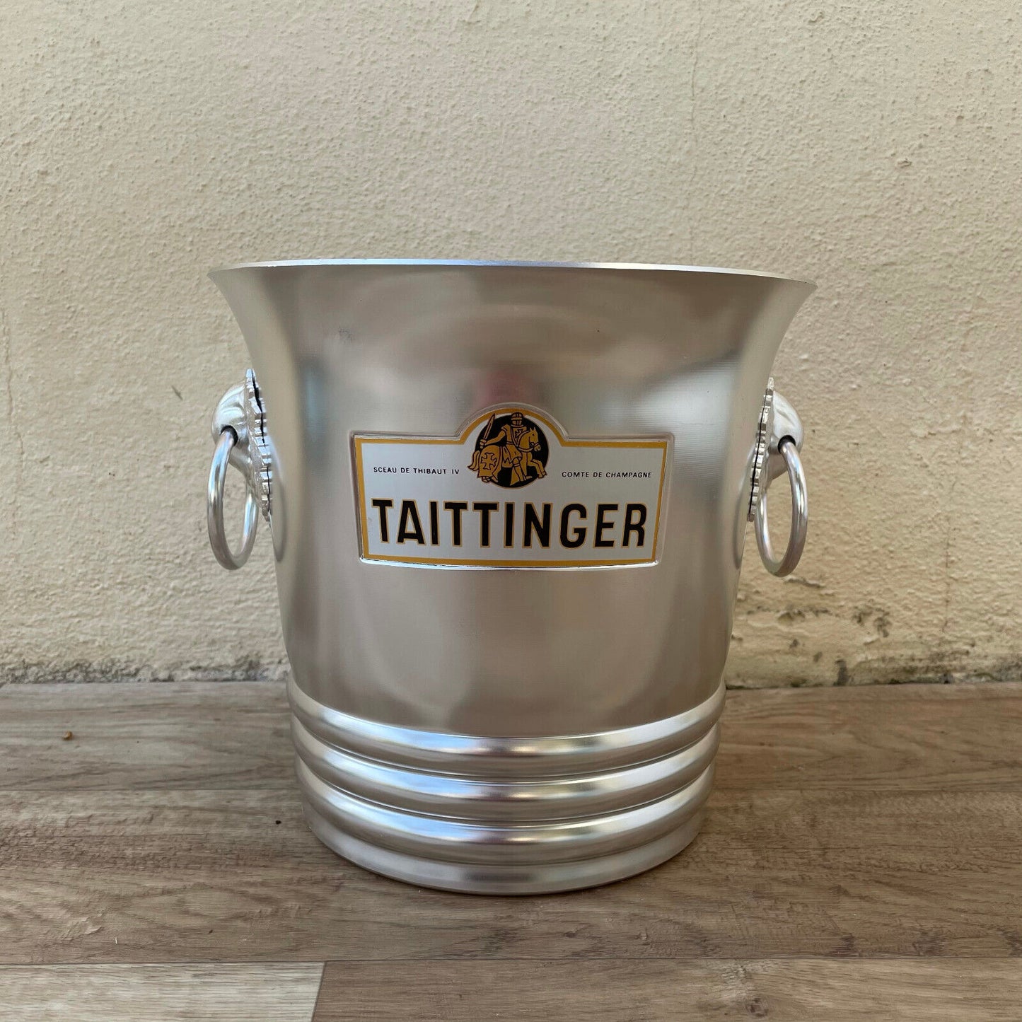 Vintage French Champagne French Ice Bucket Cooler Made France Taittinger 2609231 - Fleamarketfrance