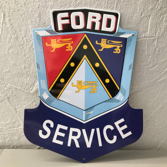 Vintage Ford Service Sign Metal Garage Wall Decor Made France 2910231 Fleamarketfrance