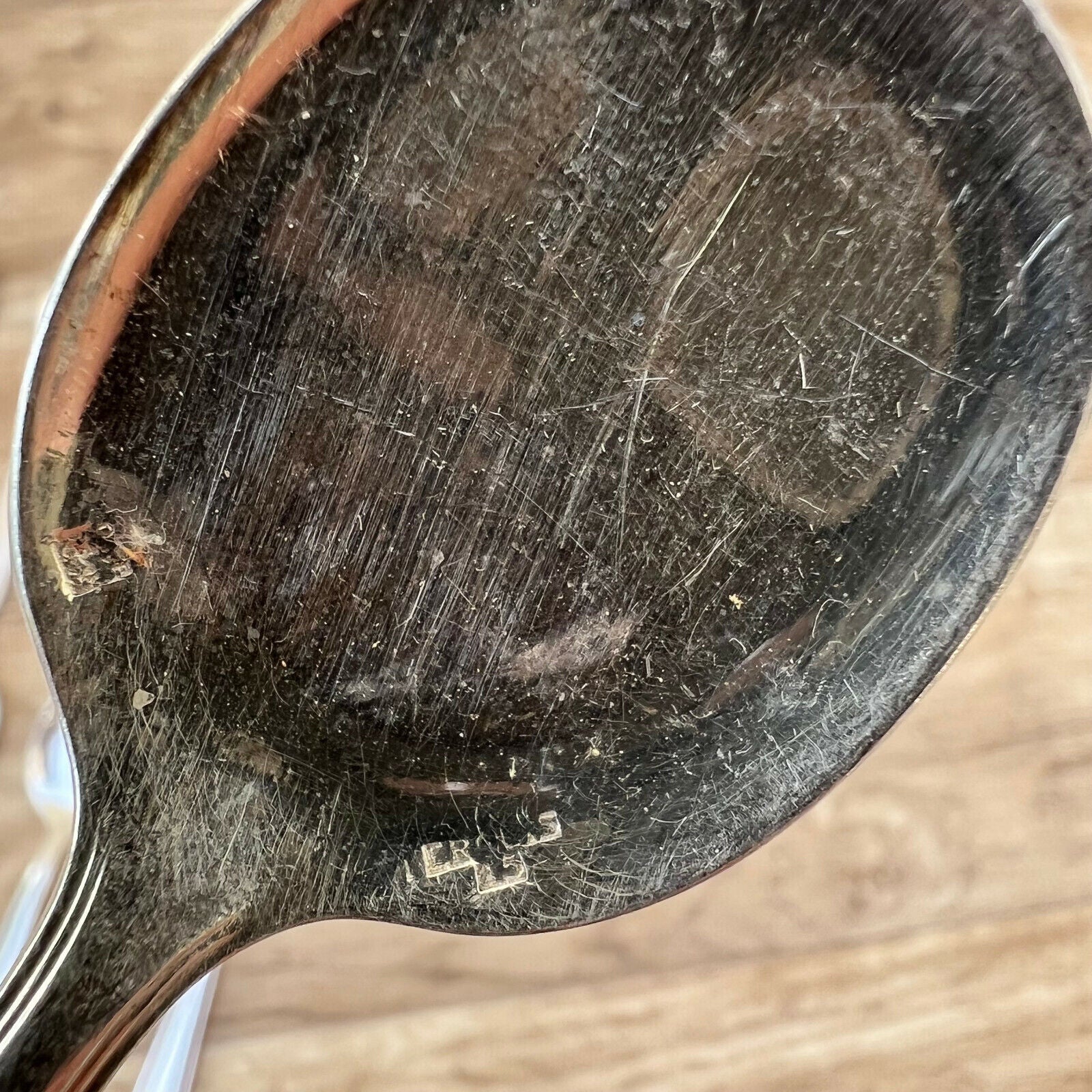 vintage french soup spoons x 12, SILVER PLATE FLATWARE  ERCUIS FRANCE 2305223 - Fleamarketfrance