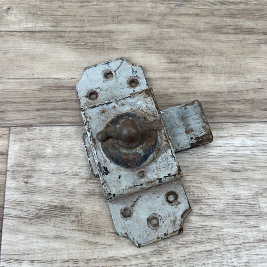 French Vintage Slide Door Latch Lock Bolt Country Rustic 2008226 - Fleamarketfrance