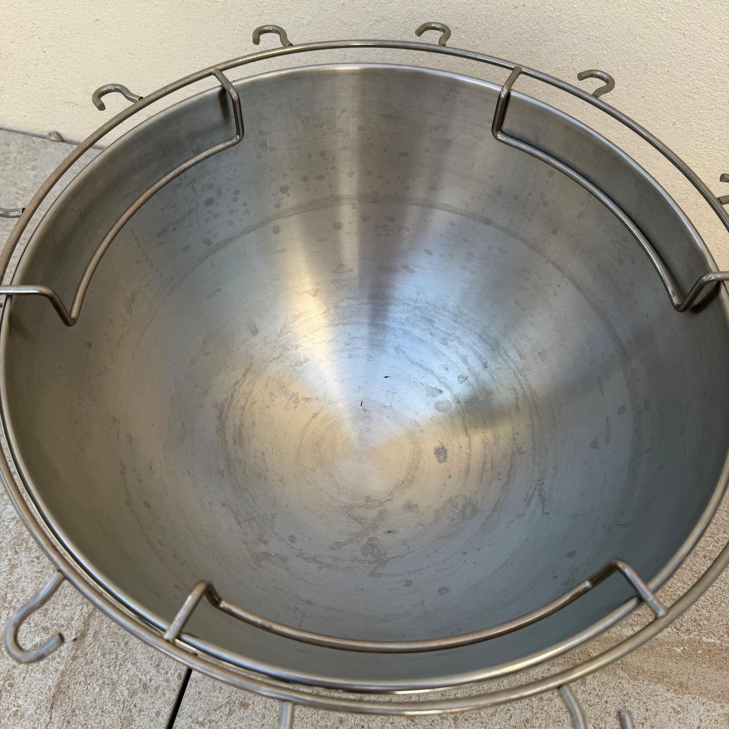 Couzon French Champagne Ice Bucket Double Magnum Inox Flute Rack 0707263 Pol Roger