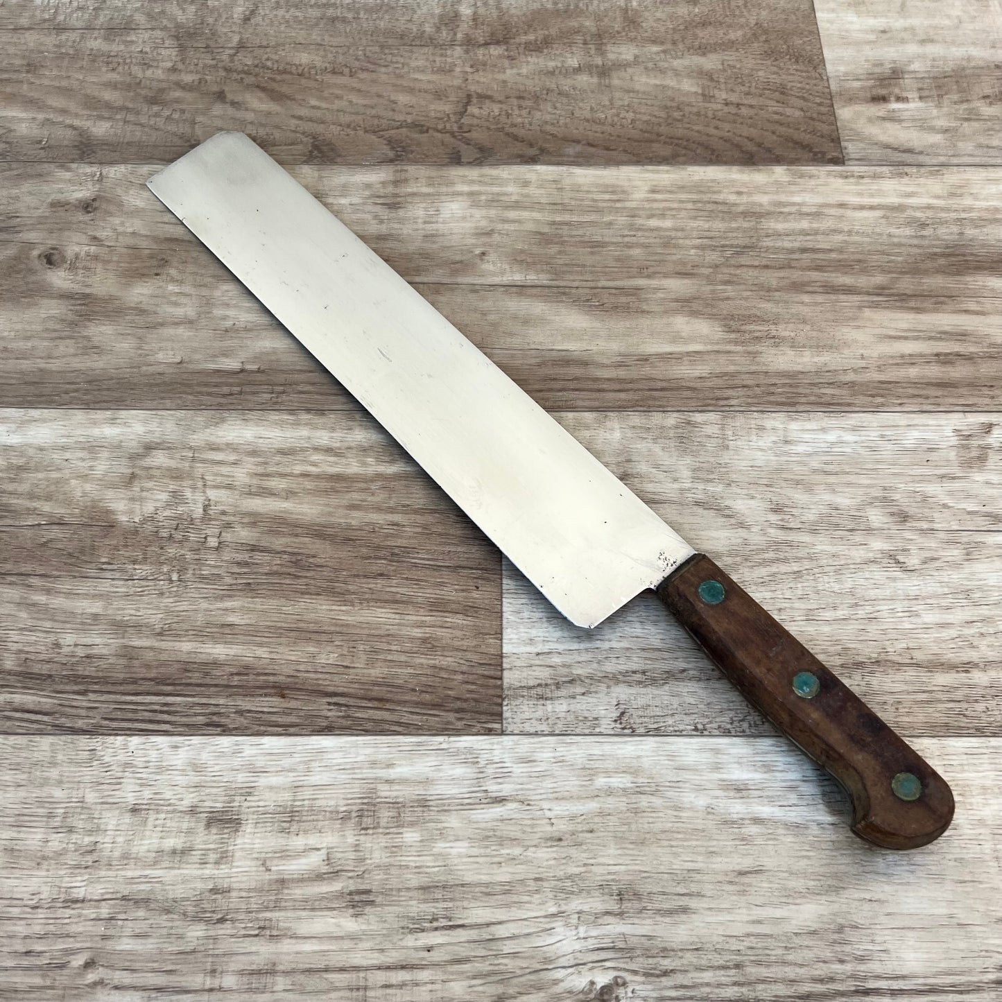 French Vintage Cheese Knife Wood Handle Kitchen Cutlery France 24112423 Unbranded