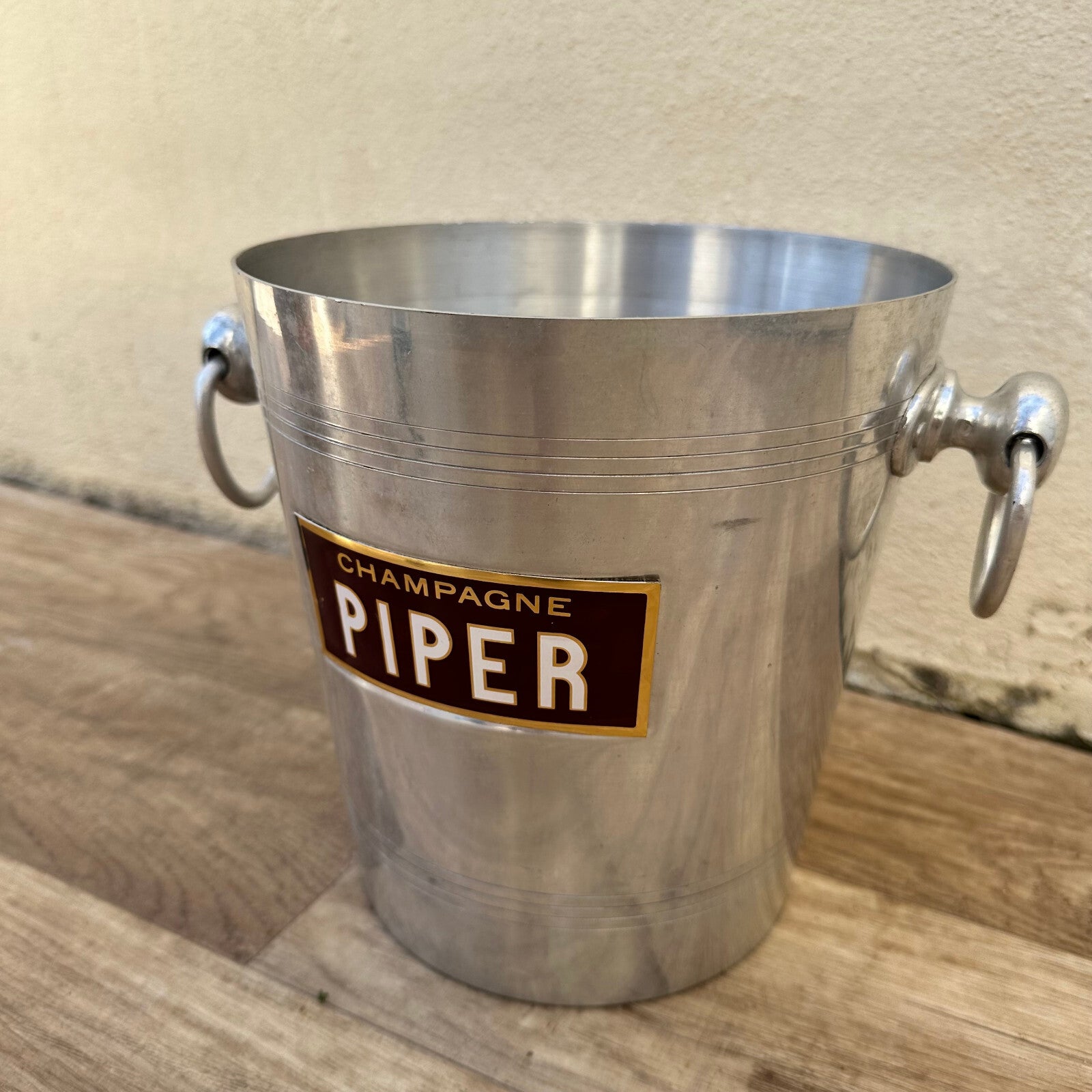 Vintage French Champagne Ice Bucket Cooler Made in France PIPER 12092420 Fleamarketfrance