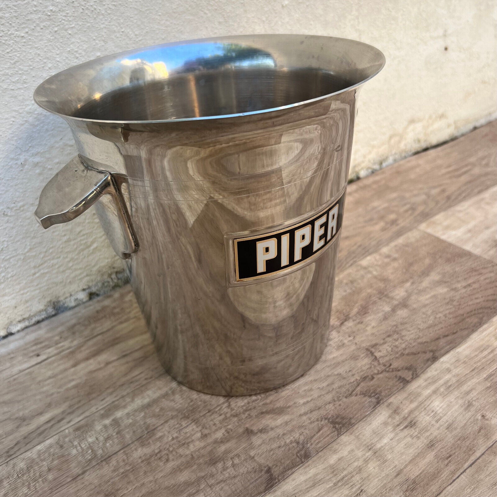 Vintage French Champagne French Ice Bucket Cooler Basin PIPER 2906231 - Fleamarketfrance