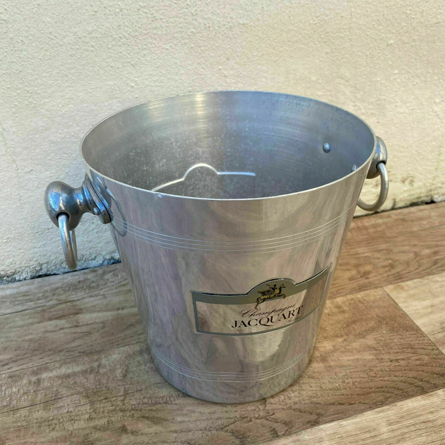 Vintage French Jacquart Champagne Ice Bucket Metal Cooler Barware 1811204 Fleamarketfrance