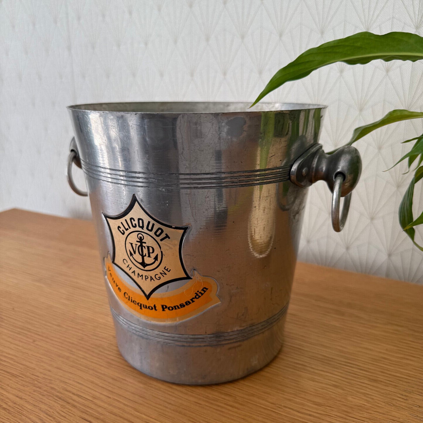 Vintage French Champagne Ice Bucket Cooler Made France VEUVE CLICQUOT 09042513