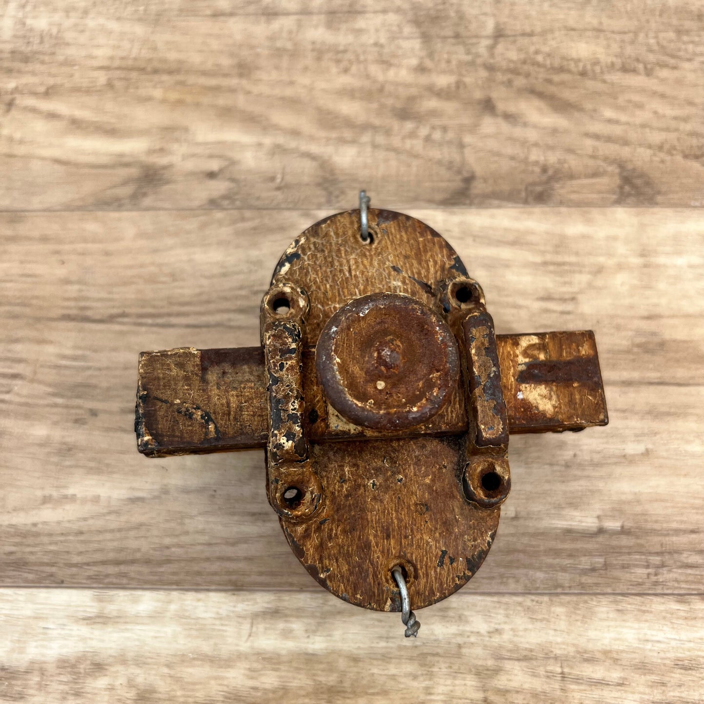 French Antique Door Latch Slide Bolt Lock Rustic Hardware 26052220 Fleamarketfrance