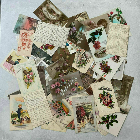 French Vintage Postcards Collection Greeting Cards 1900-1950 1510213 Fleamarketfrance