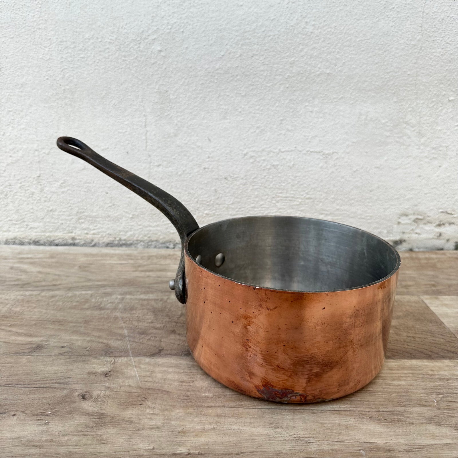Antique French Copper Saucepan E. Dehillerin Paris Made in France 20062412 Unbranded