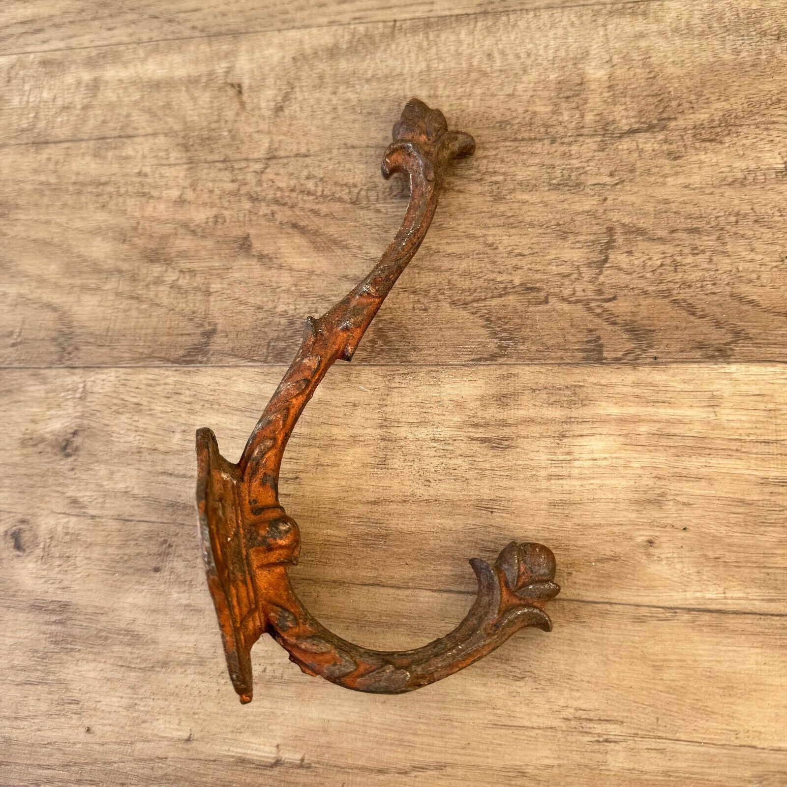 Antique French Coat Hook Hat Hanger cast iron 31012418 - Fleamarketfrance