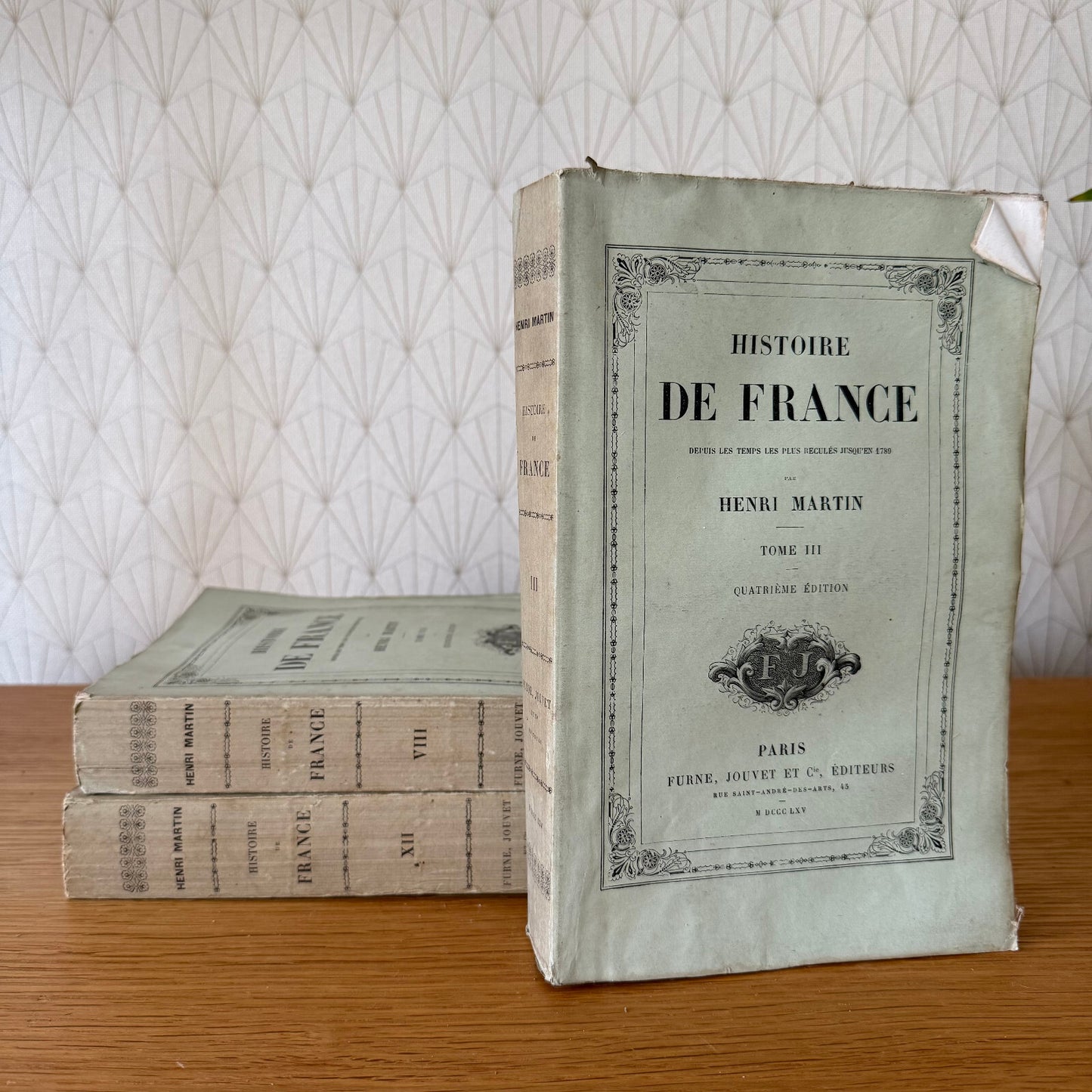 Vintage French History Books Henri Martin Histoire de France 3 Volumes 2112242 Fleamarketfrance