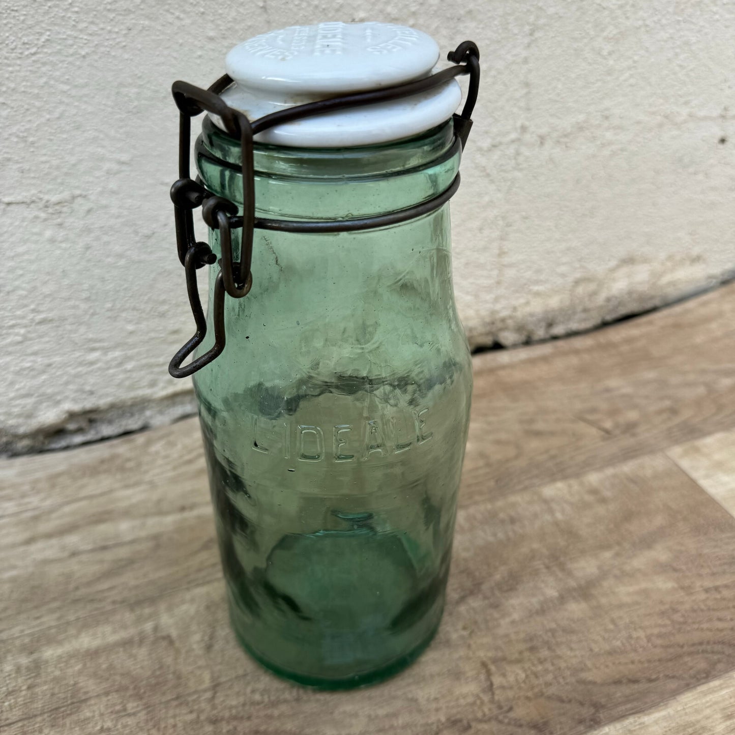 Vintage French Canning Jar La Lorraine L'IDEALE Glass Preserving 30062420 Fleamarketfrance