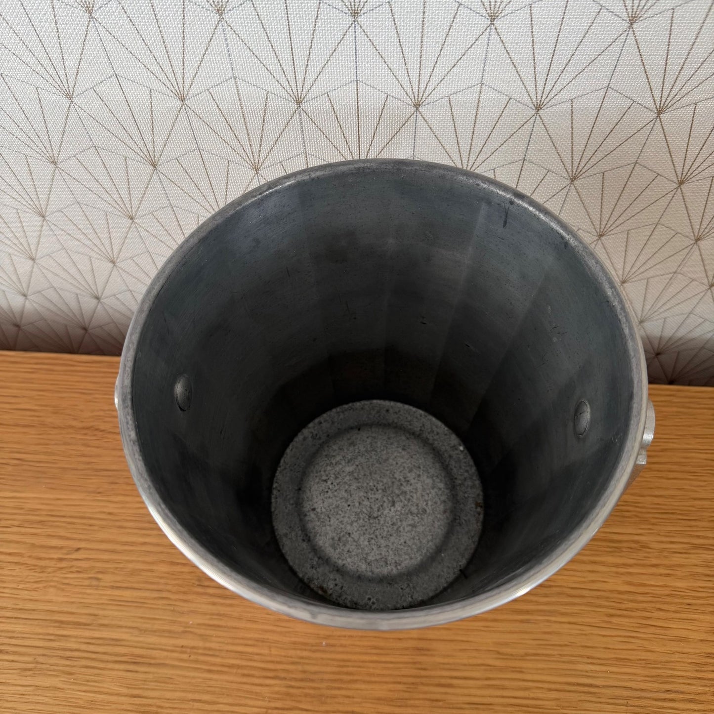 French ABELE Silverplate Ice Bucket Champagne Wine Cooler Vintage 18072612