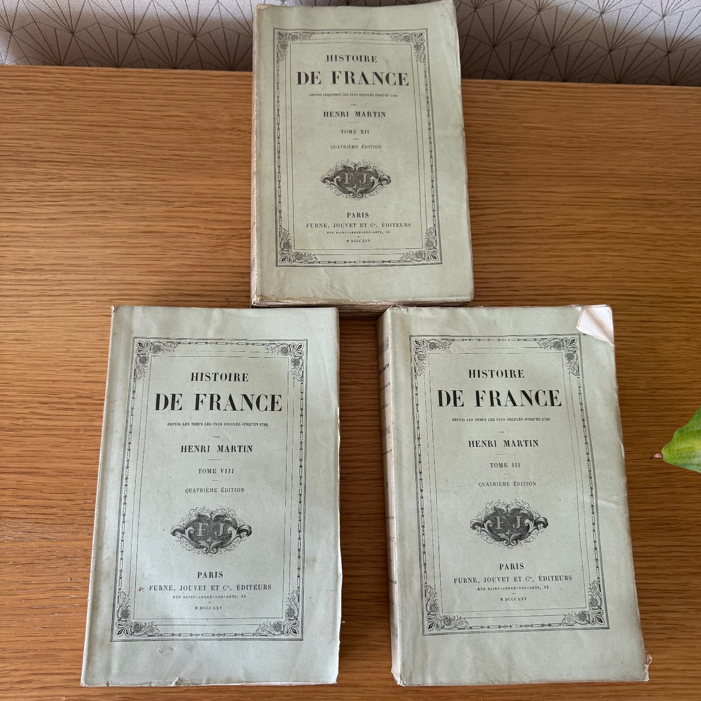 Vintage French History Books Henri Martin Histoire de France 3 Volumes 2112242 Fleamarketfrance