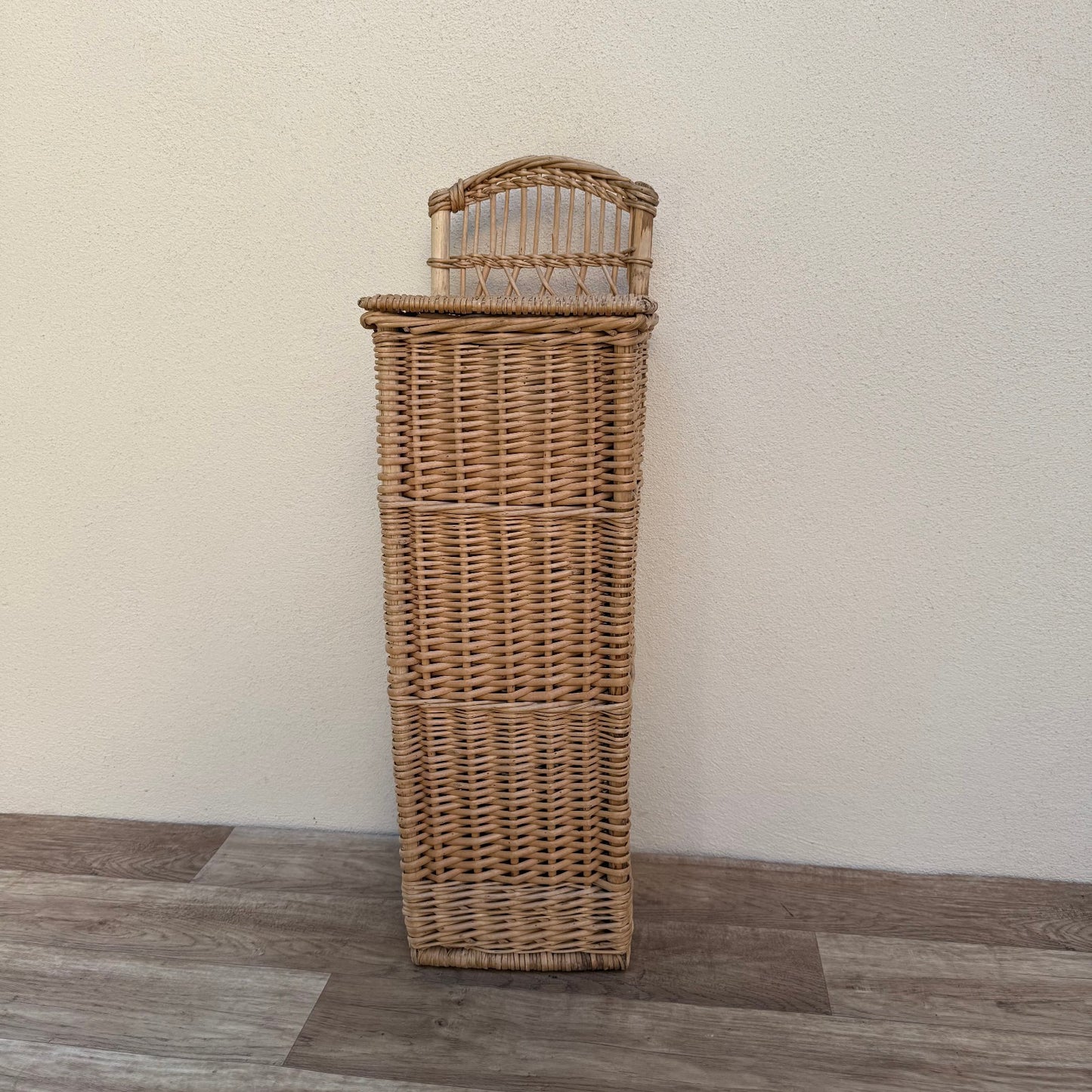 French bread basket wicker rattan storage organizer display bakery 1209255