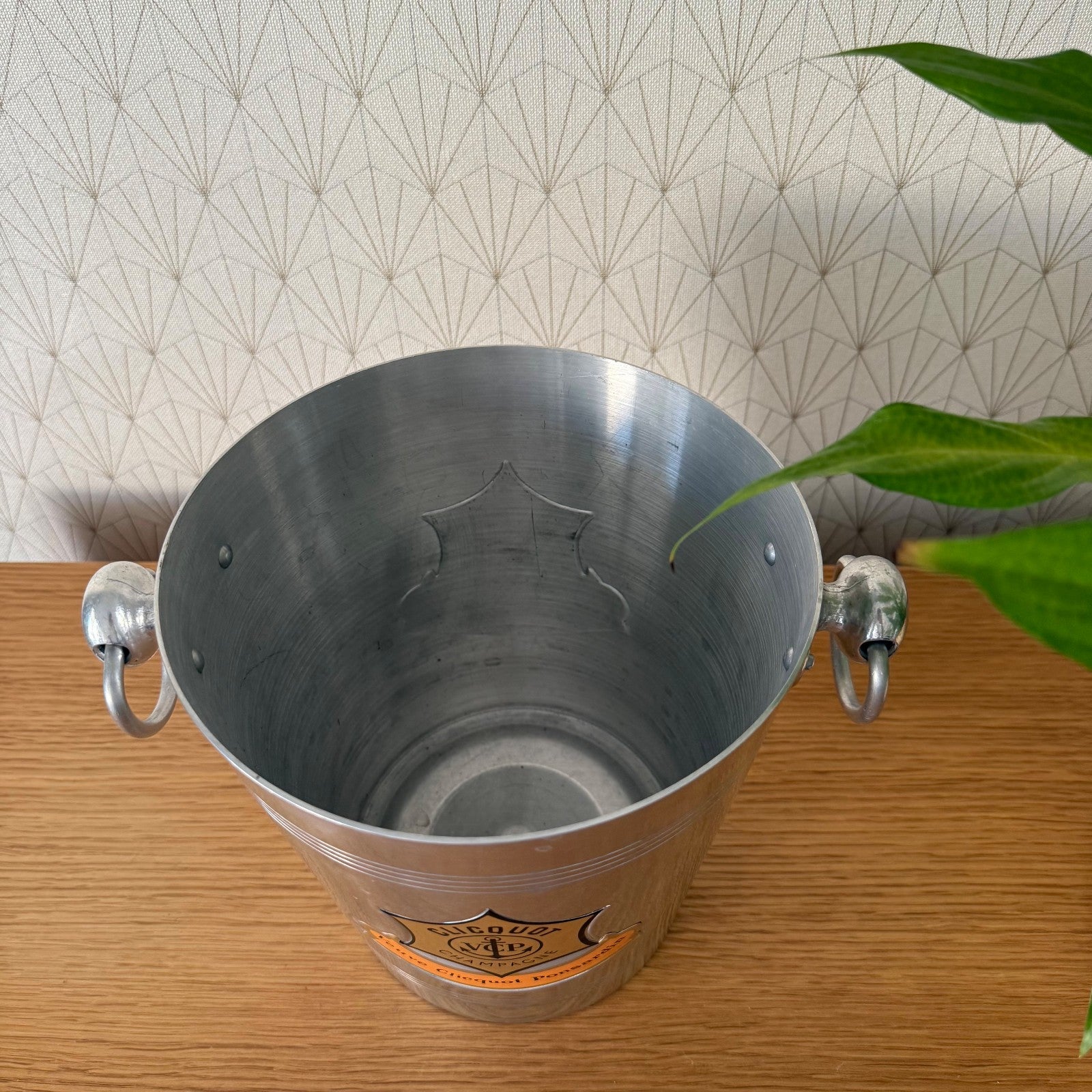 Vintage French Champagne Ice Bucket Cooler Made France VEUVE CLICQUOT 0912253 Fleamarketfrance