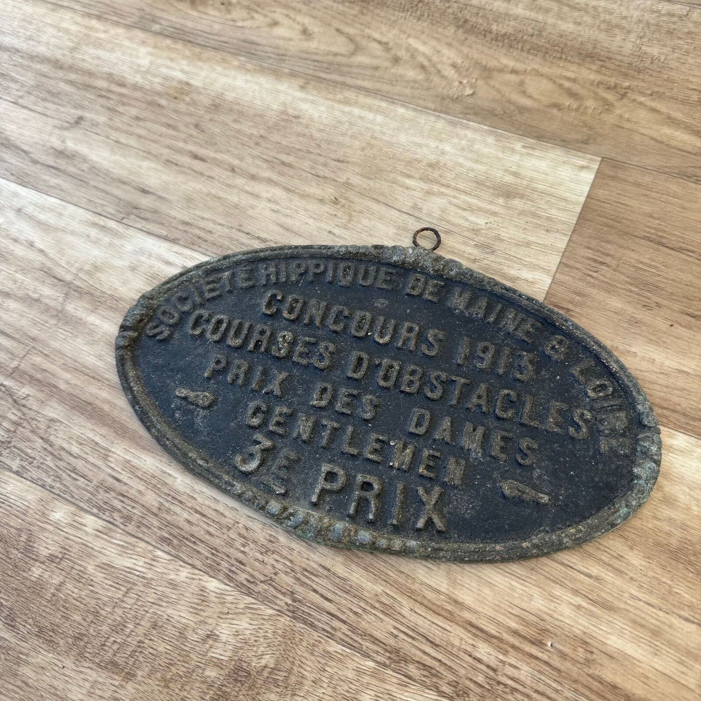 French Horse Show Medal 1913 Vintage Competition Trophy Maine Loire 2404249 Fleamarketfrance