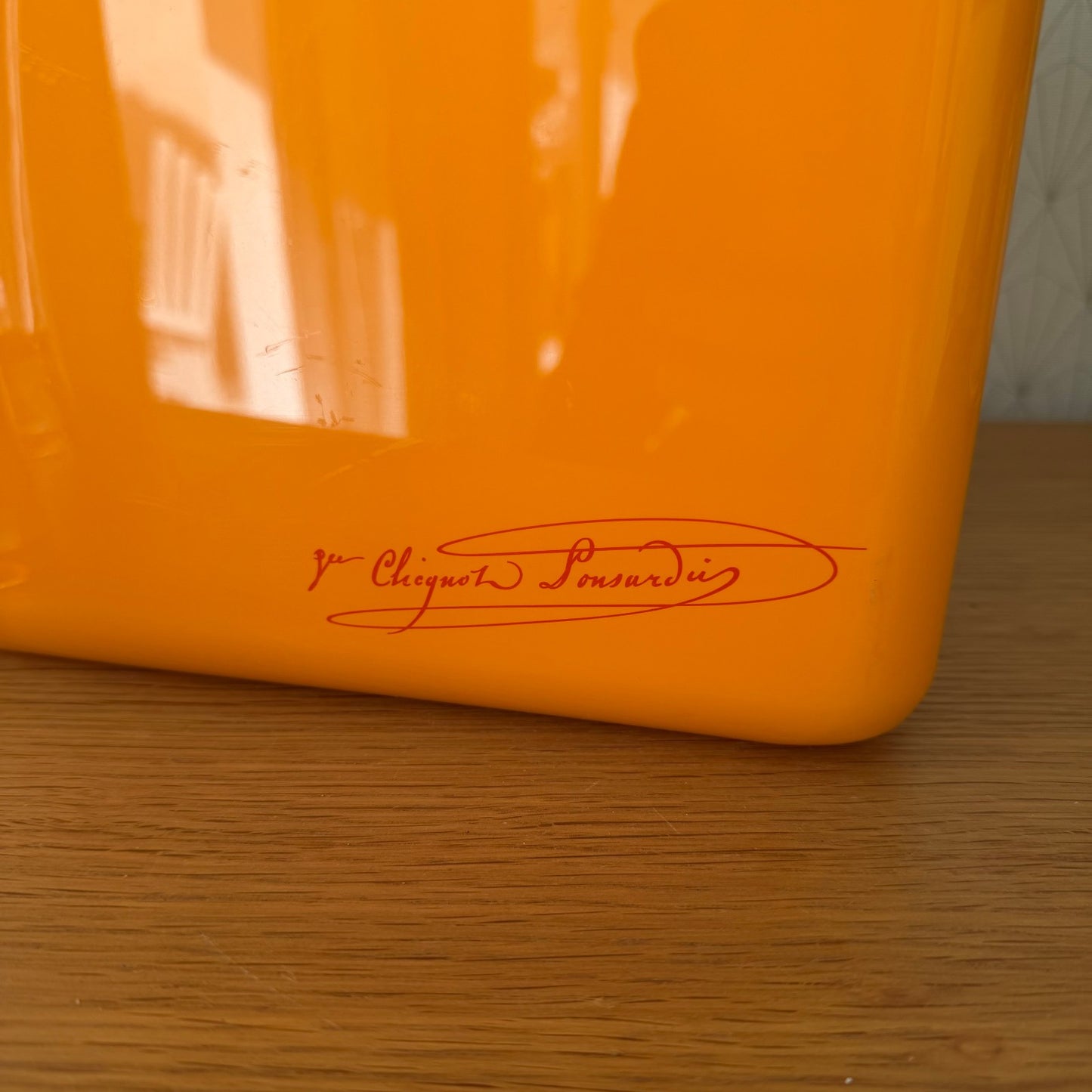 Vintage Veuve Clicquot Orange Champagne Carrier Picnic Set 4 Flutes 2803264 Veuve Clicquot