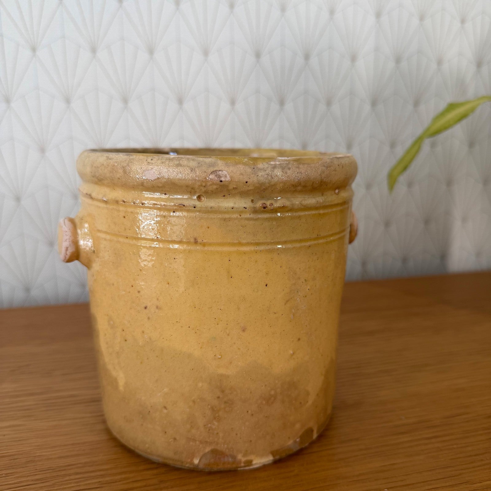 French Stoneware Jam Pot Antique Ceramic Crock 19th Century 0107261 Unbranded