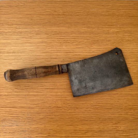 Large french vintage butcher kitchen butcher knife chopper 12 1/4" 3008258