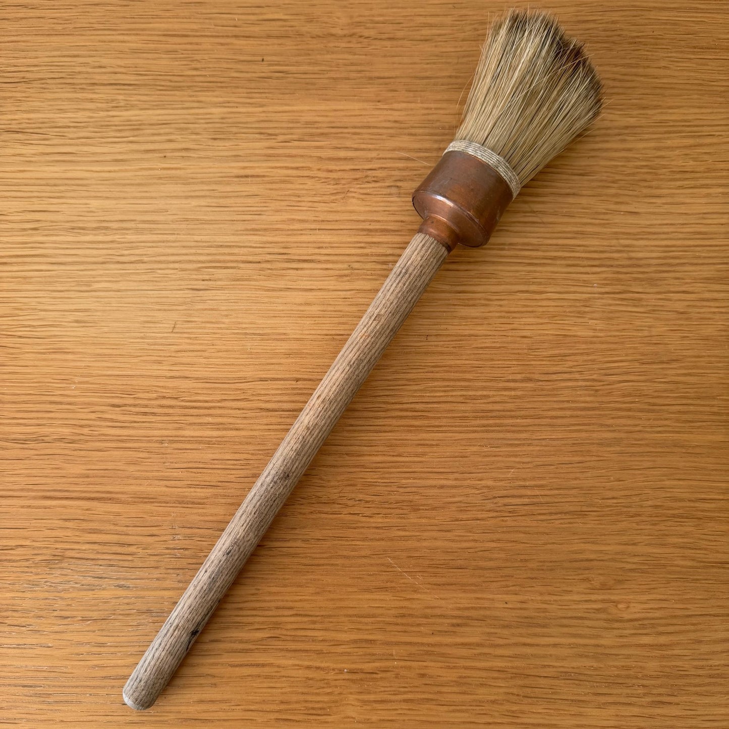 Vintage French Paint Brush Wood Handle Natural Bristles Rustic 1912255 Fleamarketfrance : French vintage and antique decor