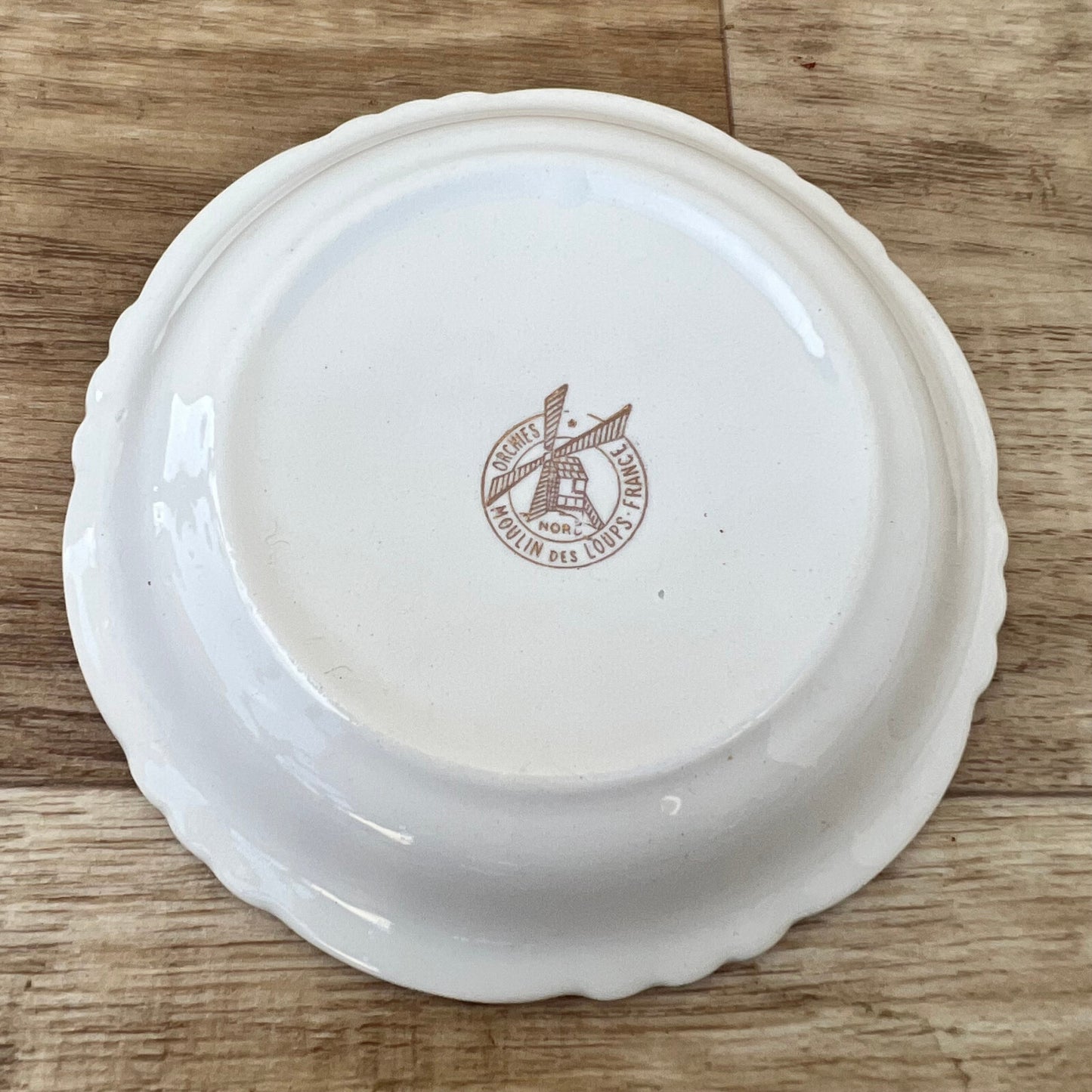 Vintage Laurent Perrier Champagne Ashtray French Porcelain Gold Rim 2201251 Fleamarketfrance