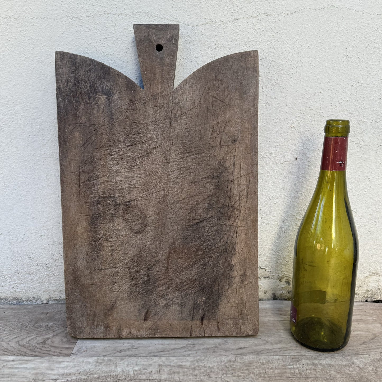 VINTAGE FRENCH BREAD OR CHOPPING CUTTING BOARD WOOD 23092419 Antique