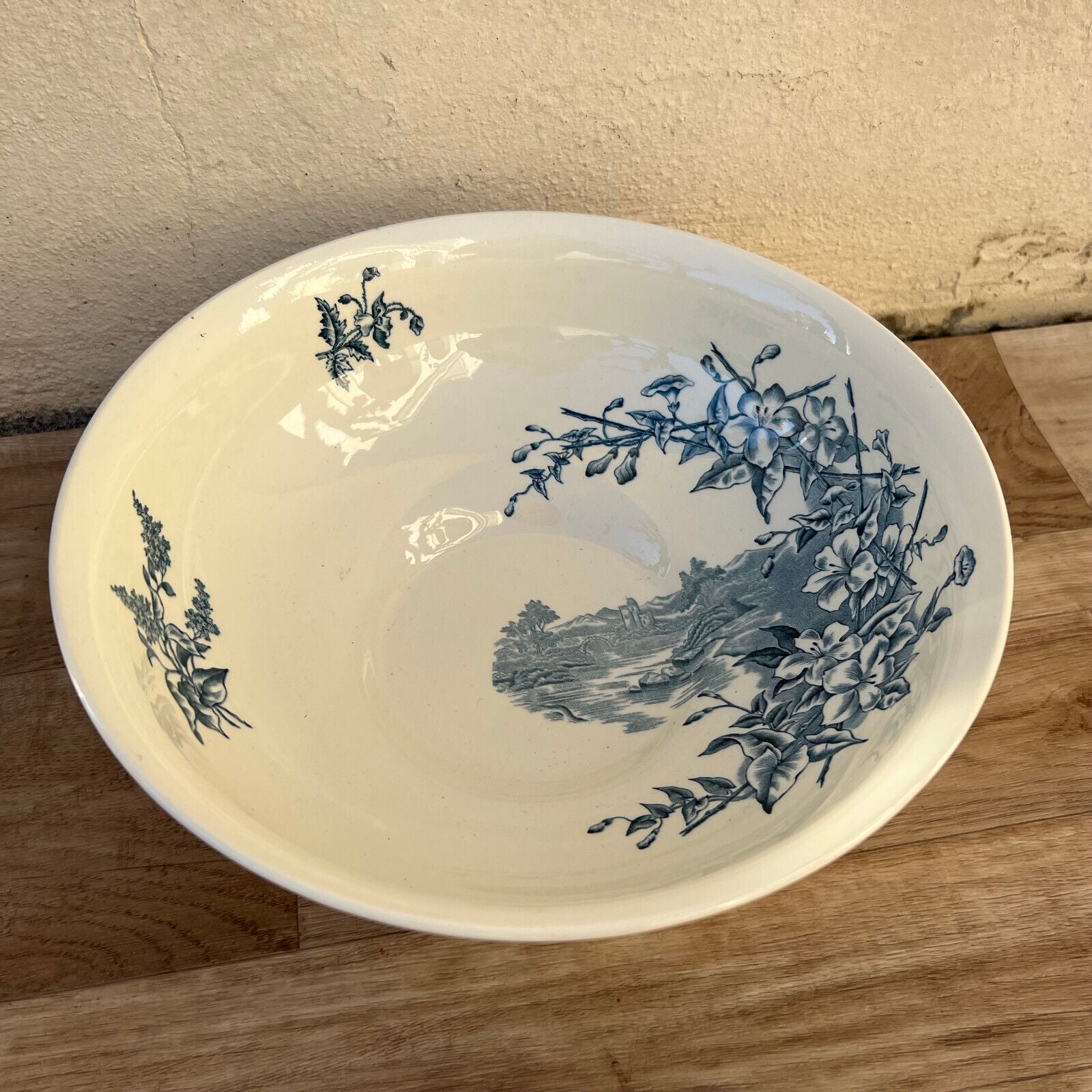 French tureen COTTAGE BF earthenware flowers fruits bowl 2710245 Fleamarketfrance