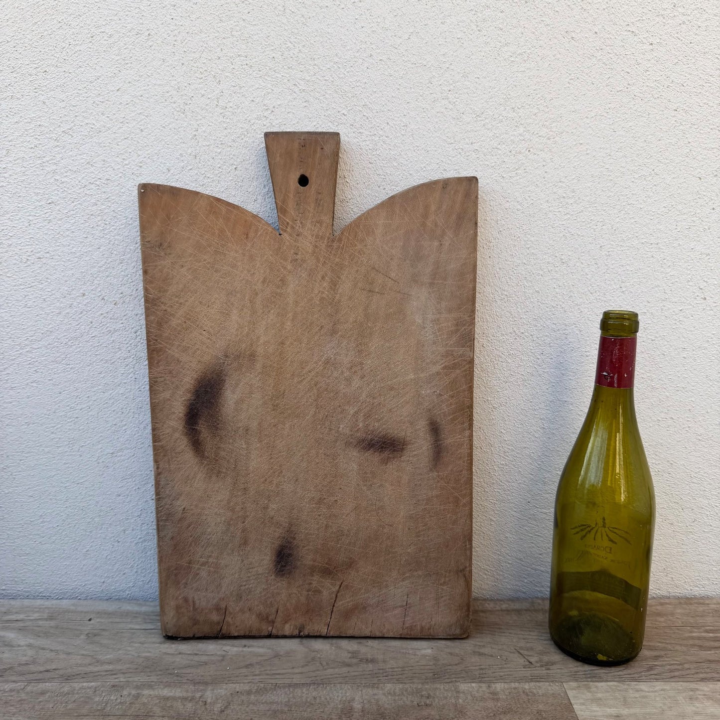 French Cutting Board Antique Wood Bread Chopping Block Kitchen 1103267 Unbranded
