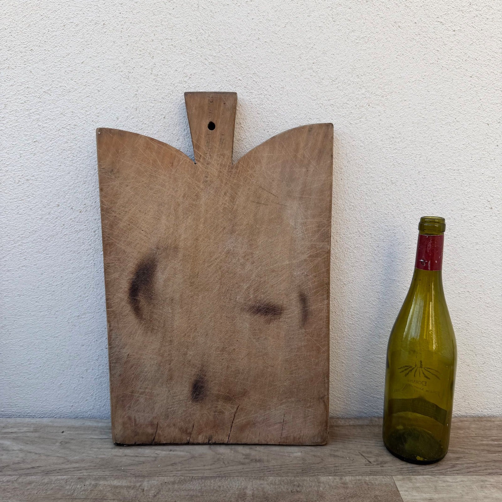 French Cutting Board Antique Wood Bread Chopping Block Kitchen 1103267 Unbranded