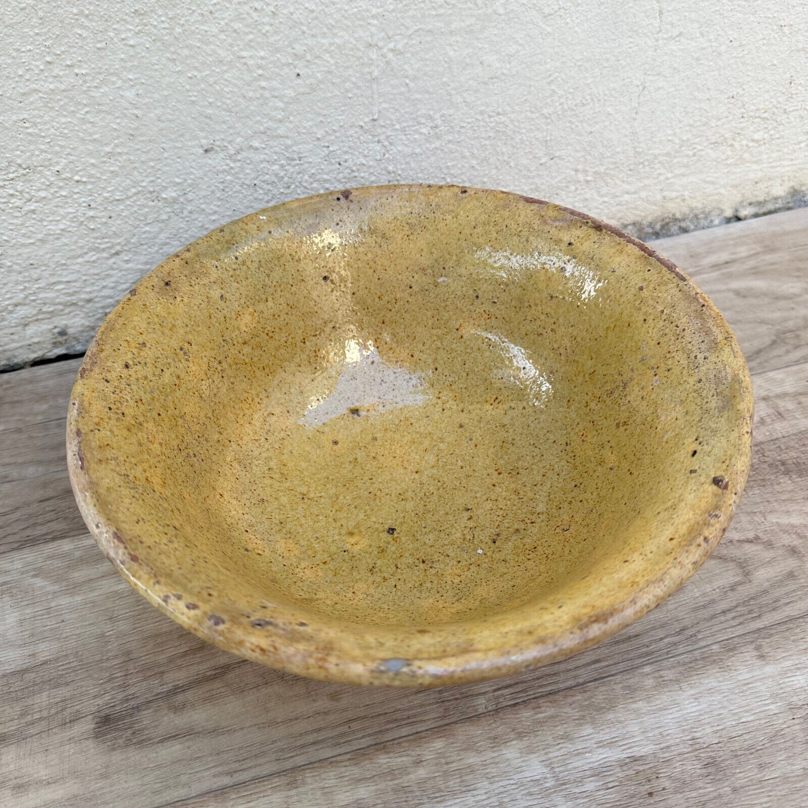 French Vintage Plate Tian Provencal Fruits mixing bowl glazed 0703251 Fleamarketfrance