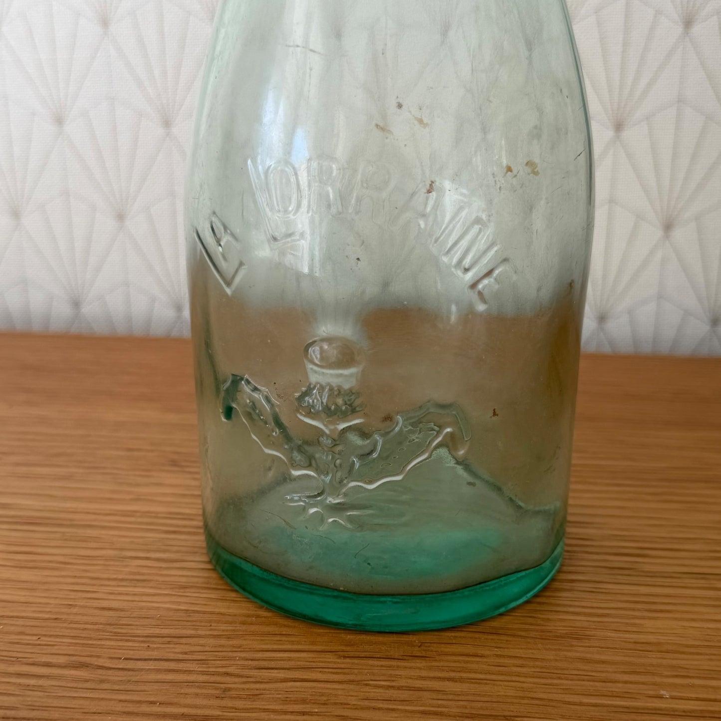 French Preserve Jar La Lorraine Swing Top Glass Stopper Vintage 1305264 Fleamarketfrance