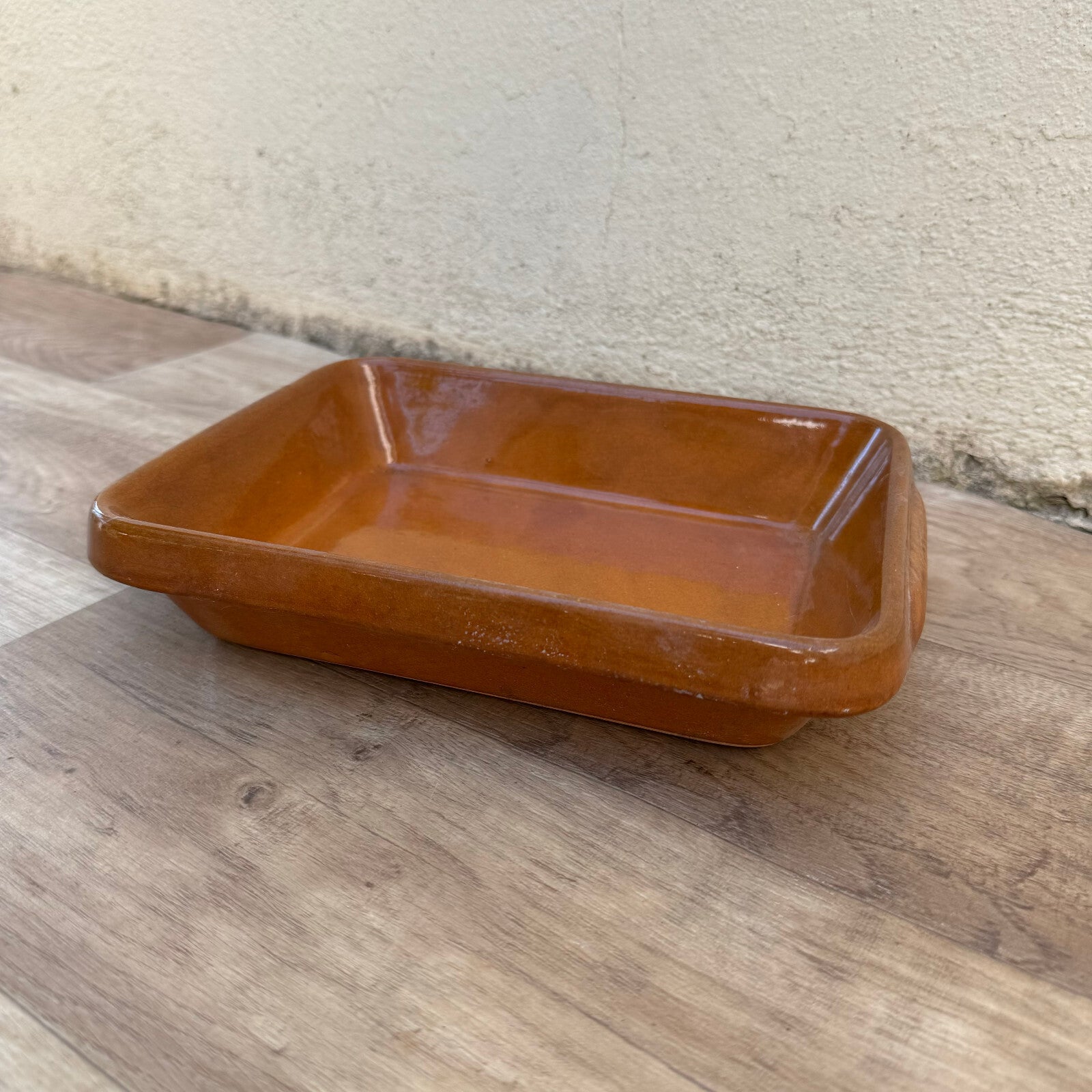French Gratin Dish Digoin Pottery Stoneware Bakeware Vintage 02082422 Digoin