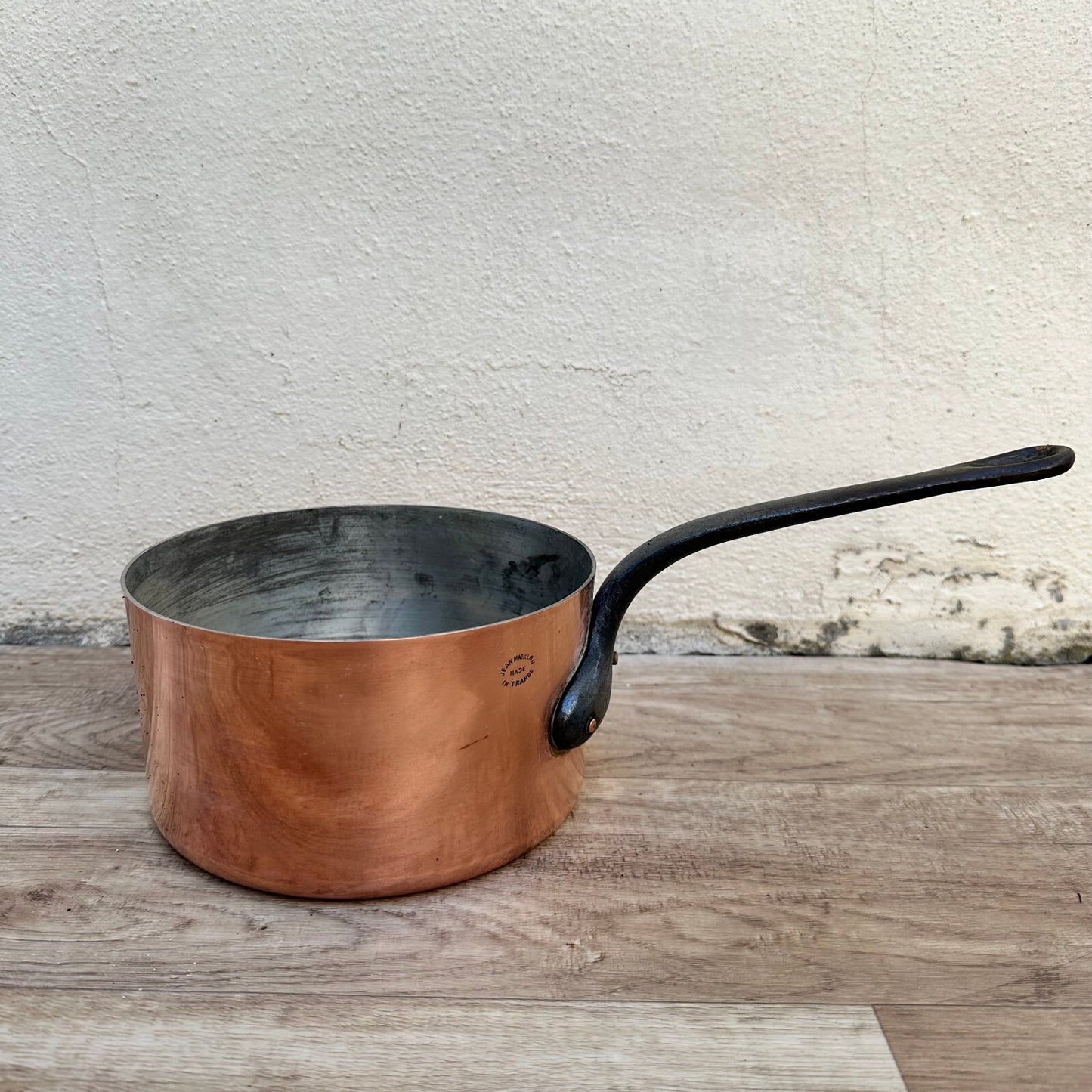 French Copper Saucepan Matillon Tin Lined Vintage Cookware 0211234 Unbranded