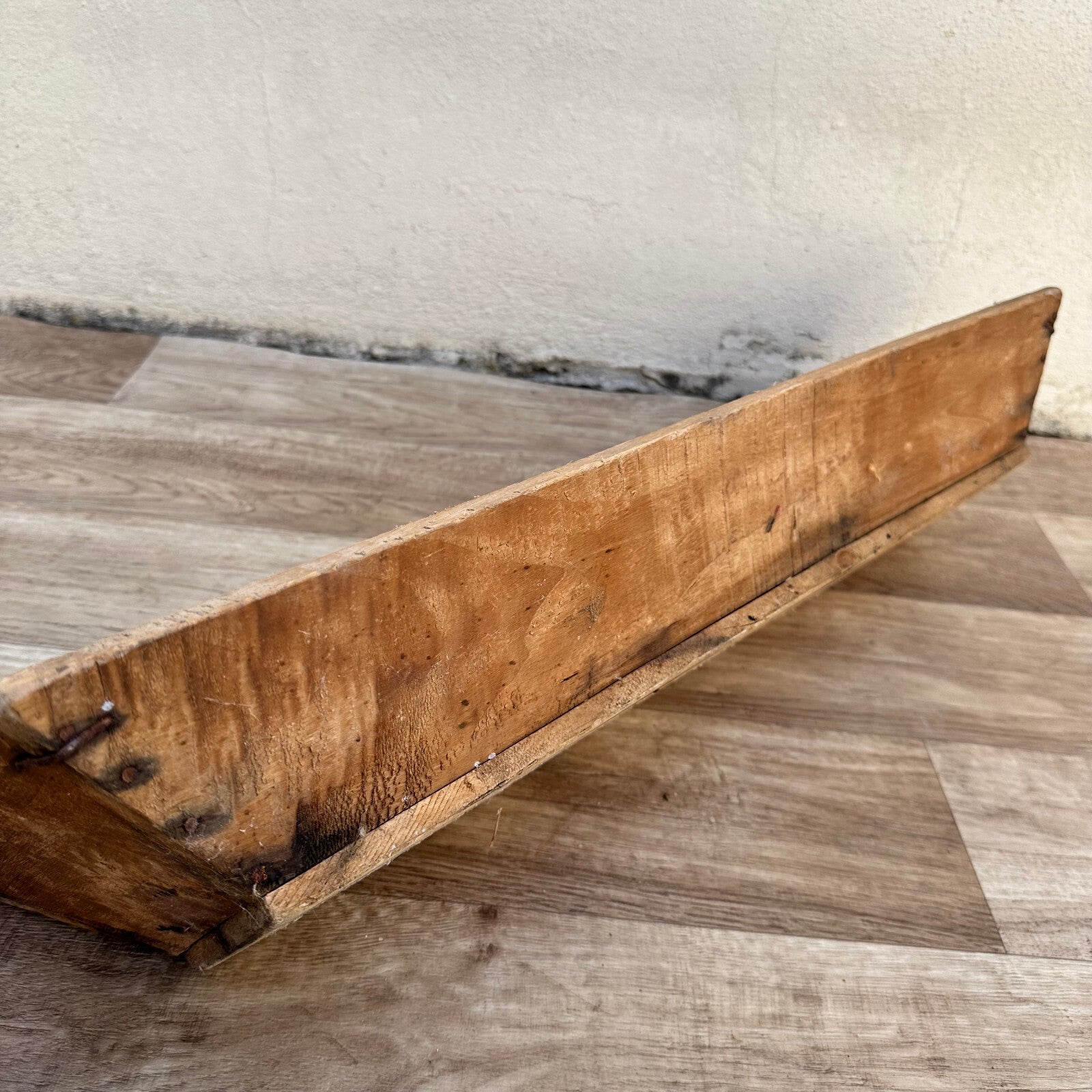 Vintage French Bread Basket 1950s Wooden Baguette Trough Rustic 10022420 Fleamarketfrance