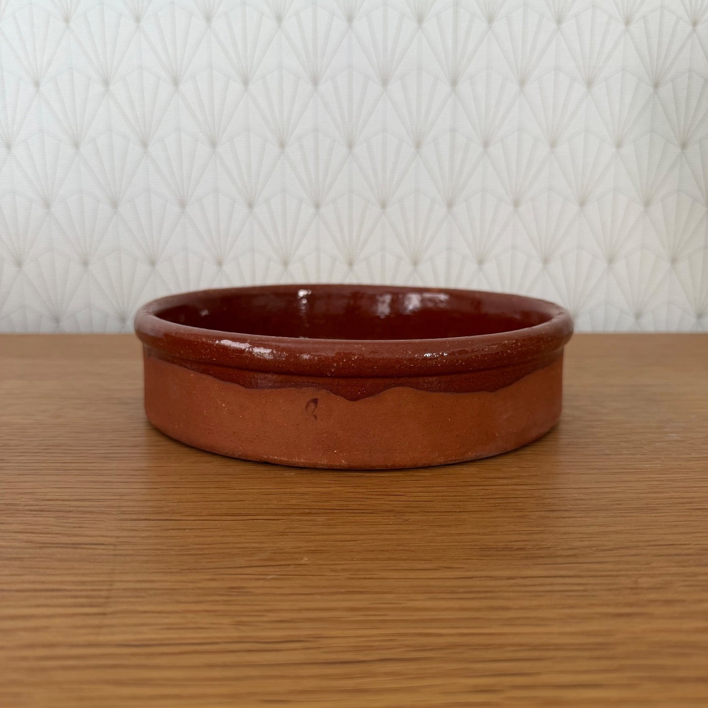 French Terracotta Tian Bowl Provence Vintage Pottery 04092620