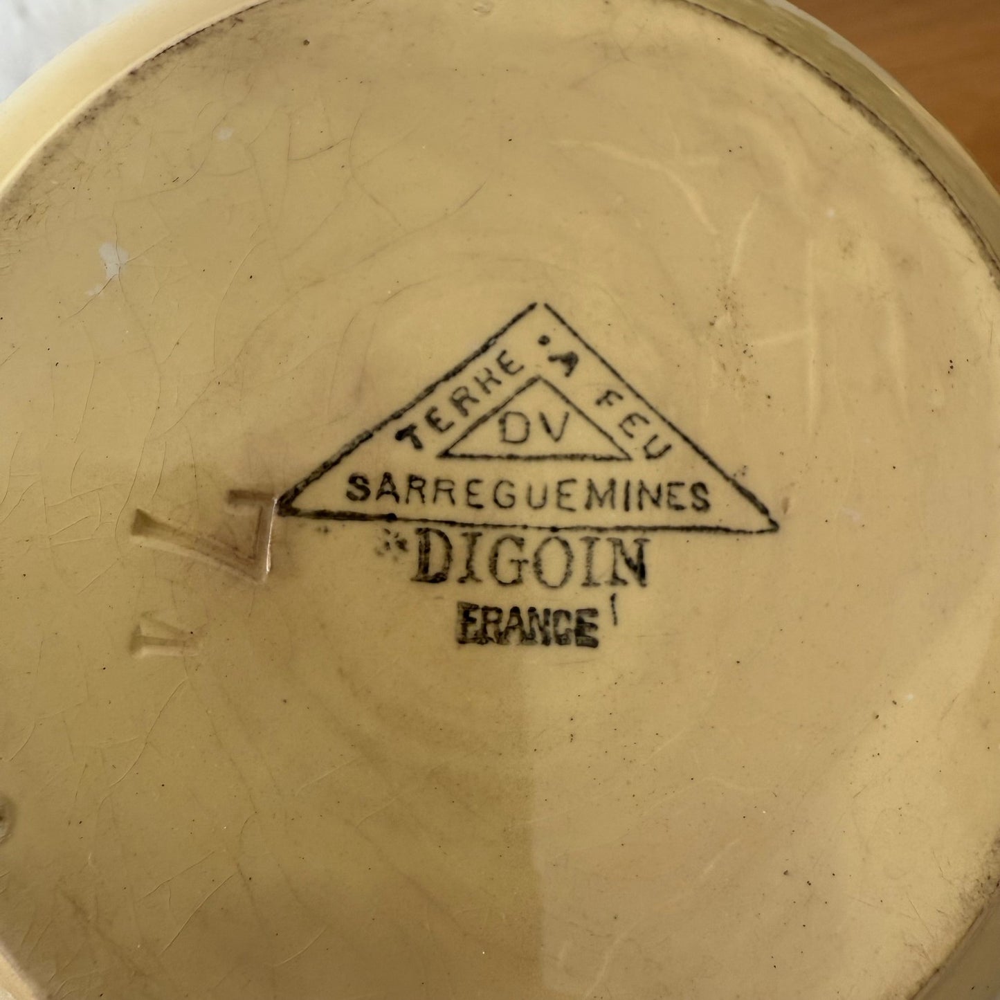 Vintage FRENCH DIGOING SARREGUEMINES FOIE GRAS TERRINE 2307257