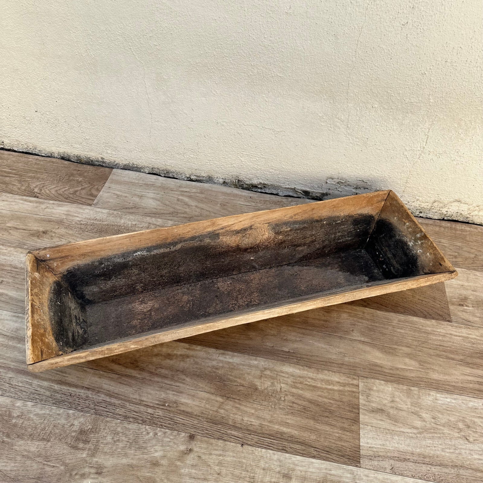 Vintage French Bread Basket 1950s Wooden Baguette Trough Rustic 10022417 Fleamarketfrance