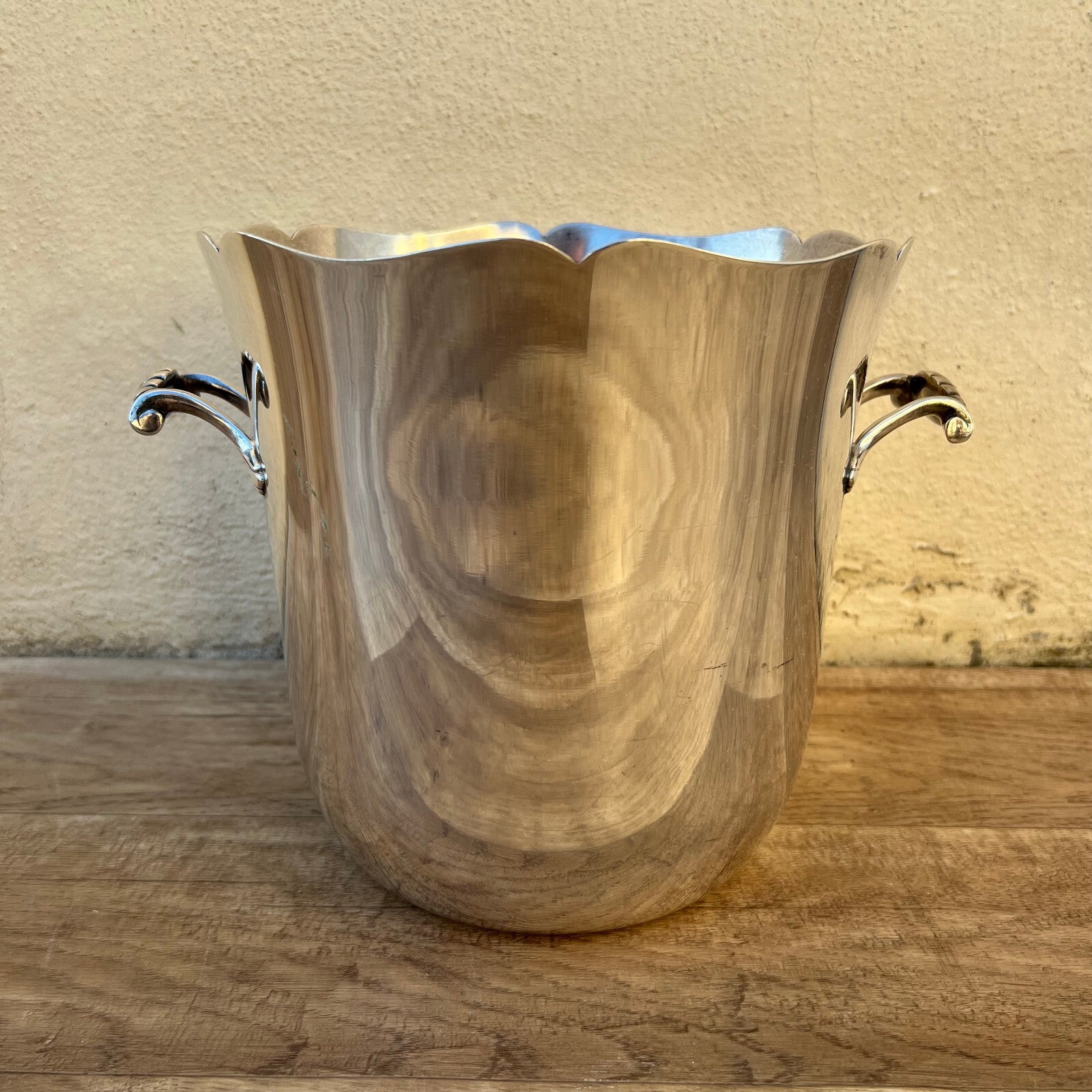 Vintage French Champagne Bucket Silverplate Ercuis Ice Cooler 09032514 Ercuis