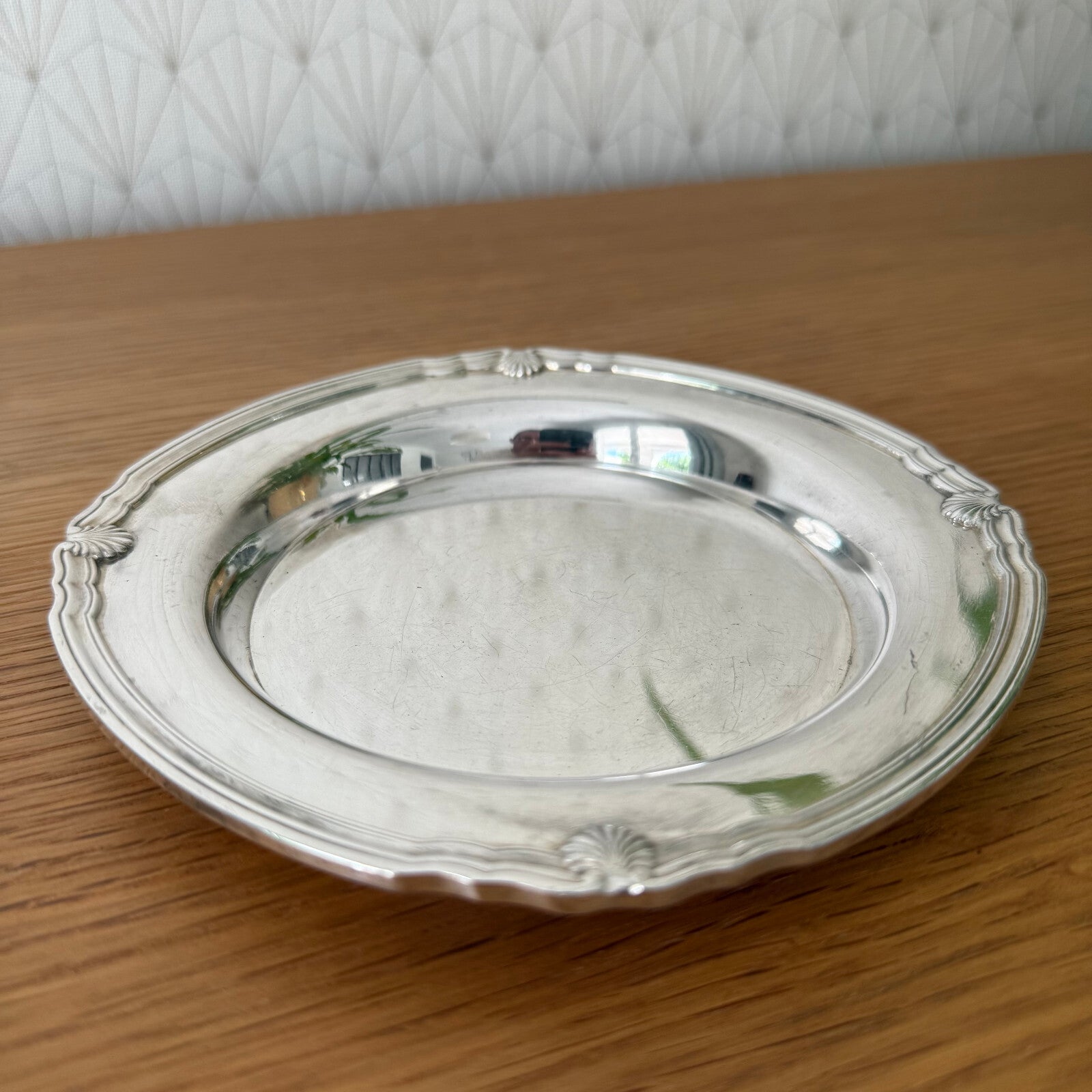 CHRISTOFLE Vintage Christofle Silverplate Wine/Bottle Coasters 19062512 Christofle