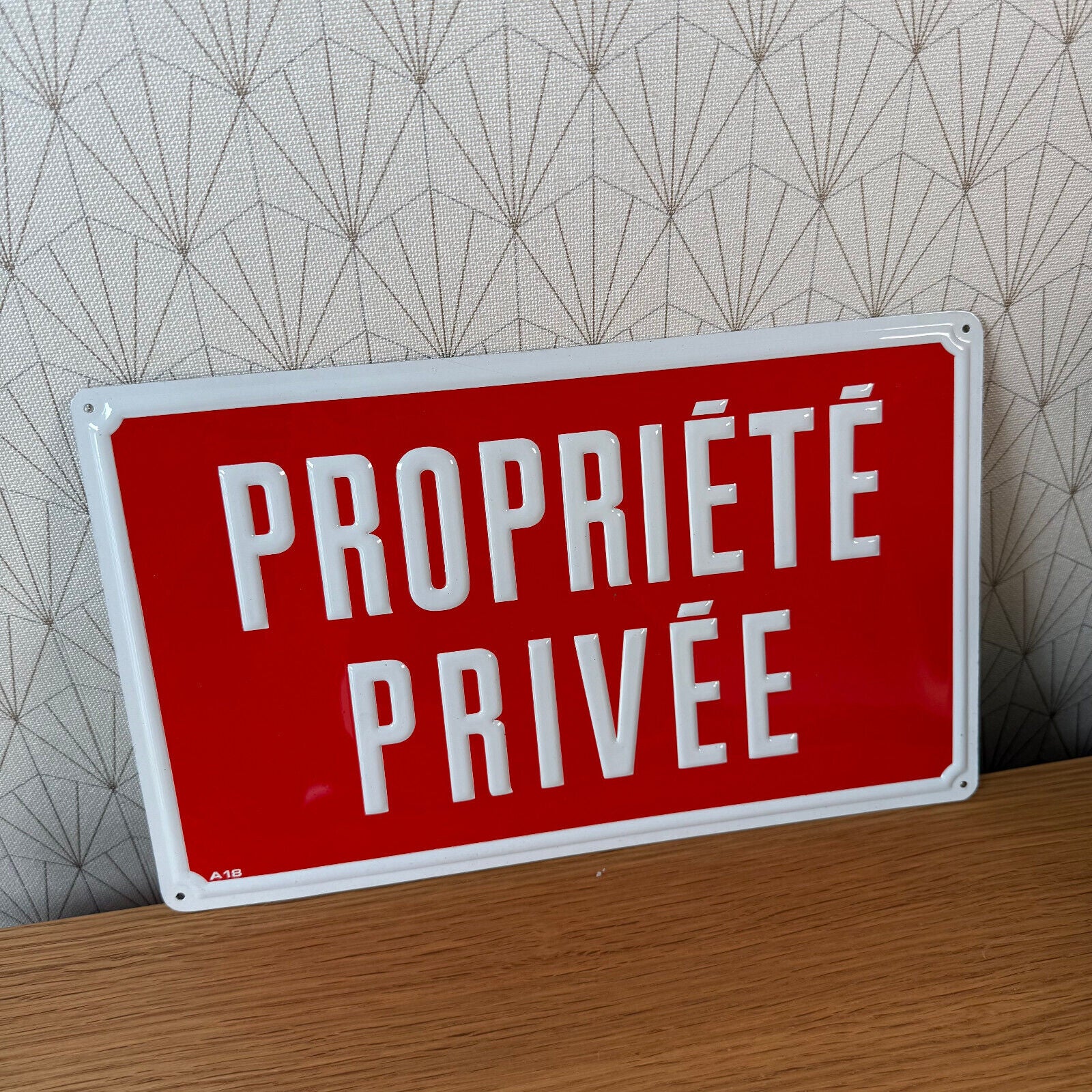 French Street Sign Plaque - PROPRIETE PRIVEE 2212244 - Fleamarketfrance