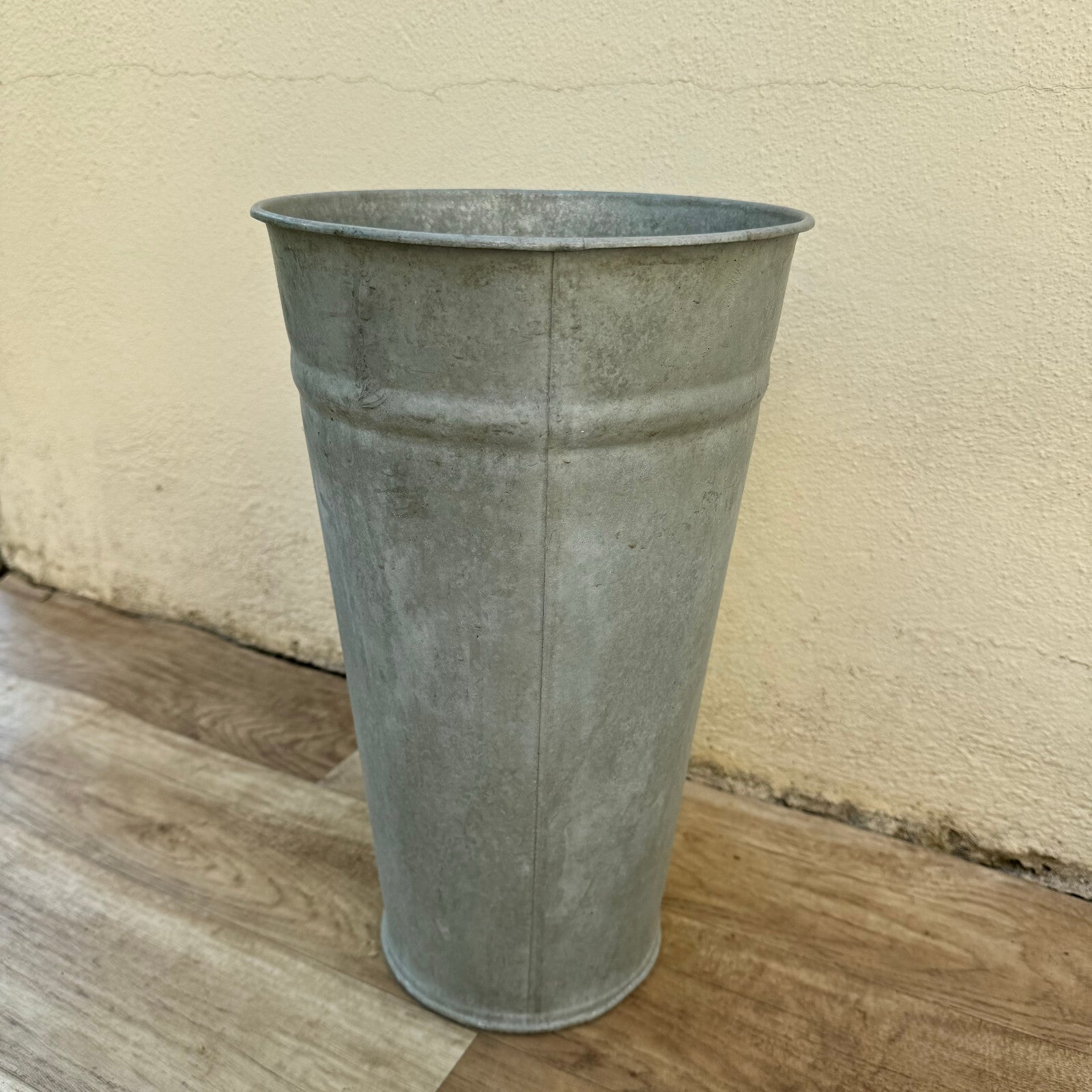 French Galvanized Vase Vintage Zinc Florist Flower Pitcher Water 13082511 Unbranded